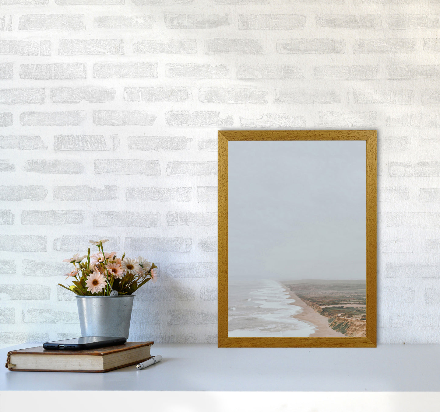 Fog and Waves Art Print by Seven Trees Design A3 Print Only