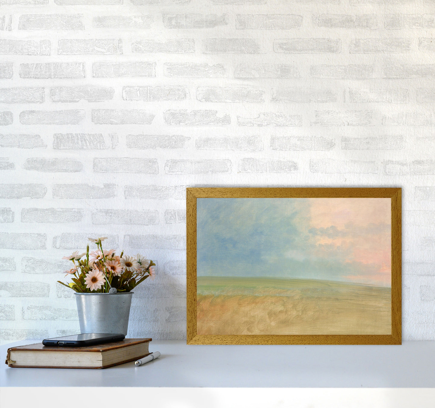 Peaceful Field Art Print by Seven Trees Design A3 Print Only