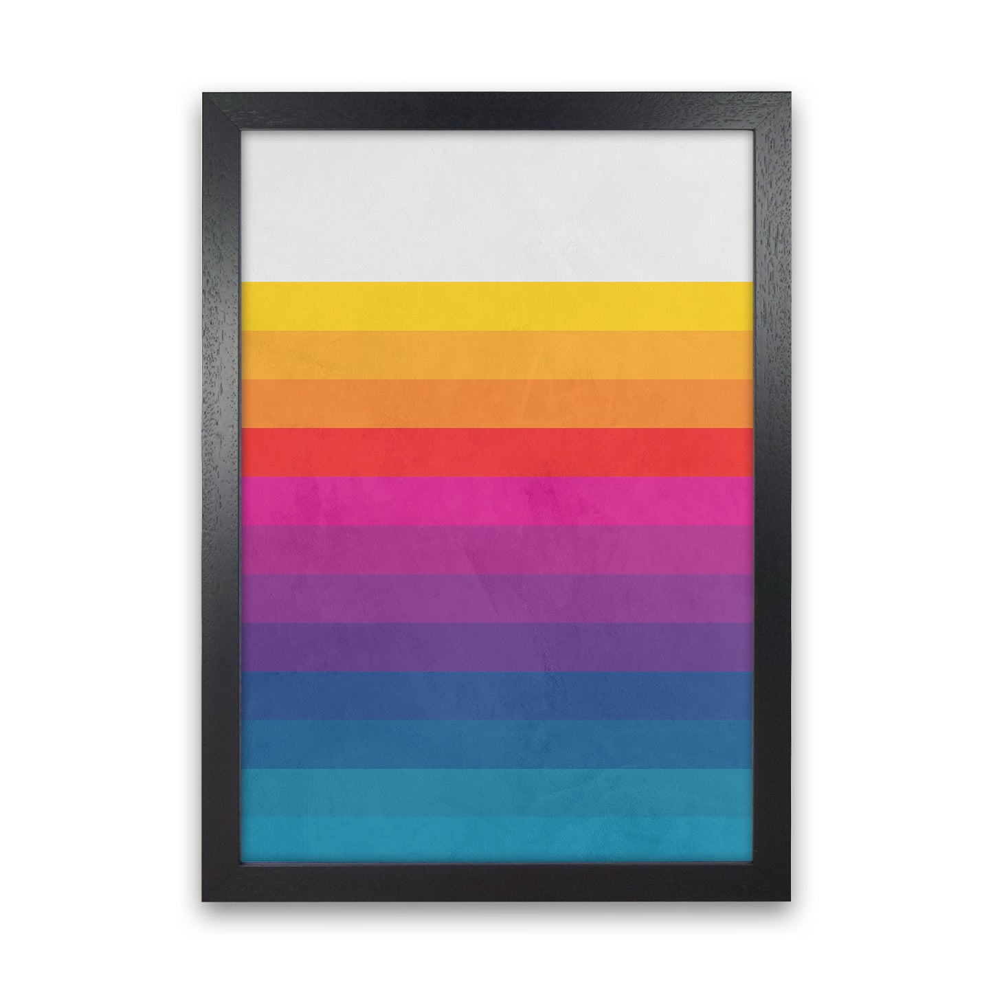 Vintage Retro Lines Art Print by Seven Trees Design