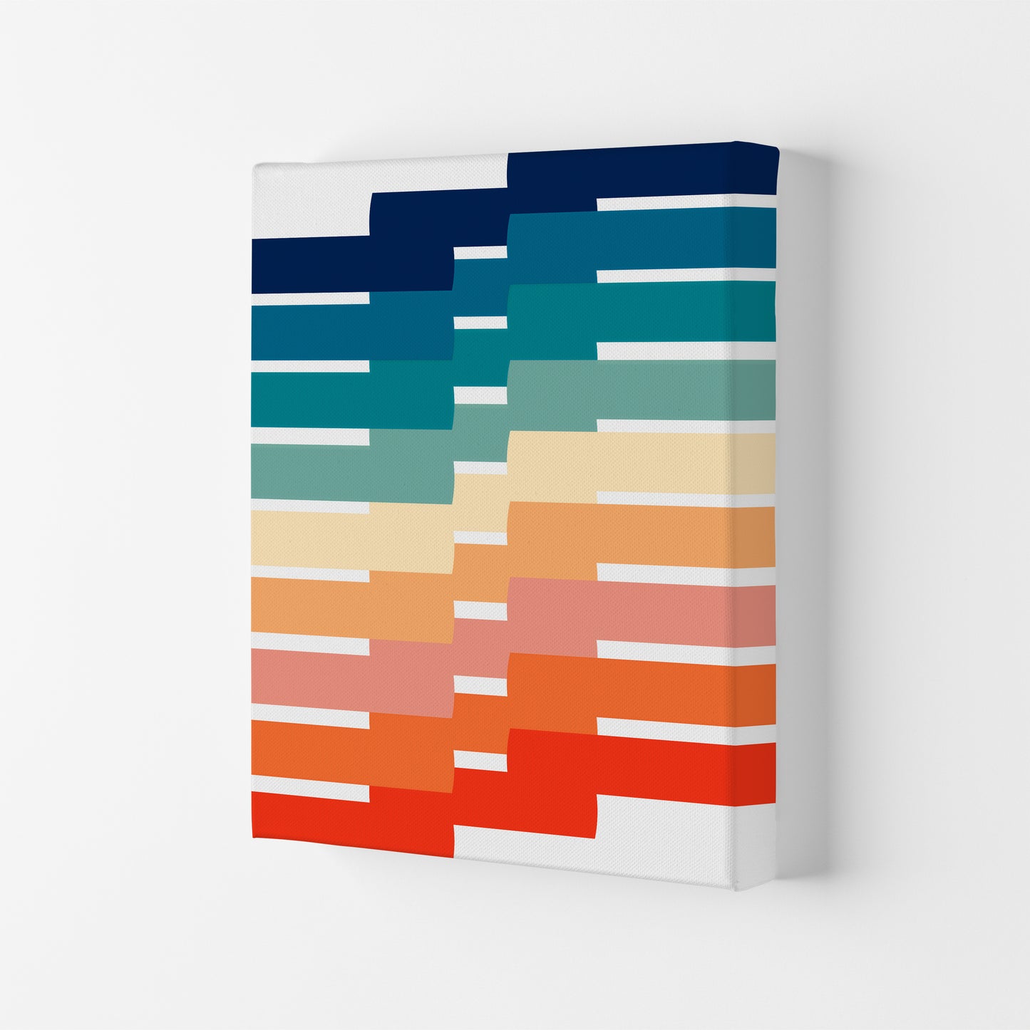 The Modern Geometry Art Print by Seven Trees Design Canvas