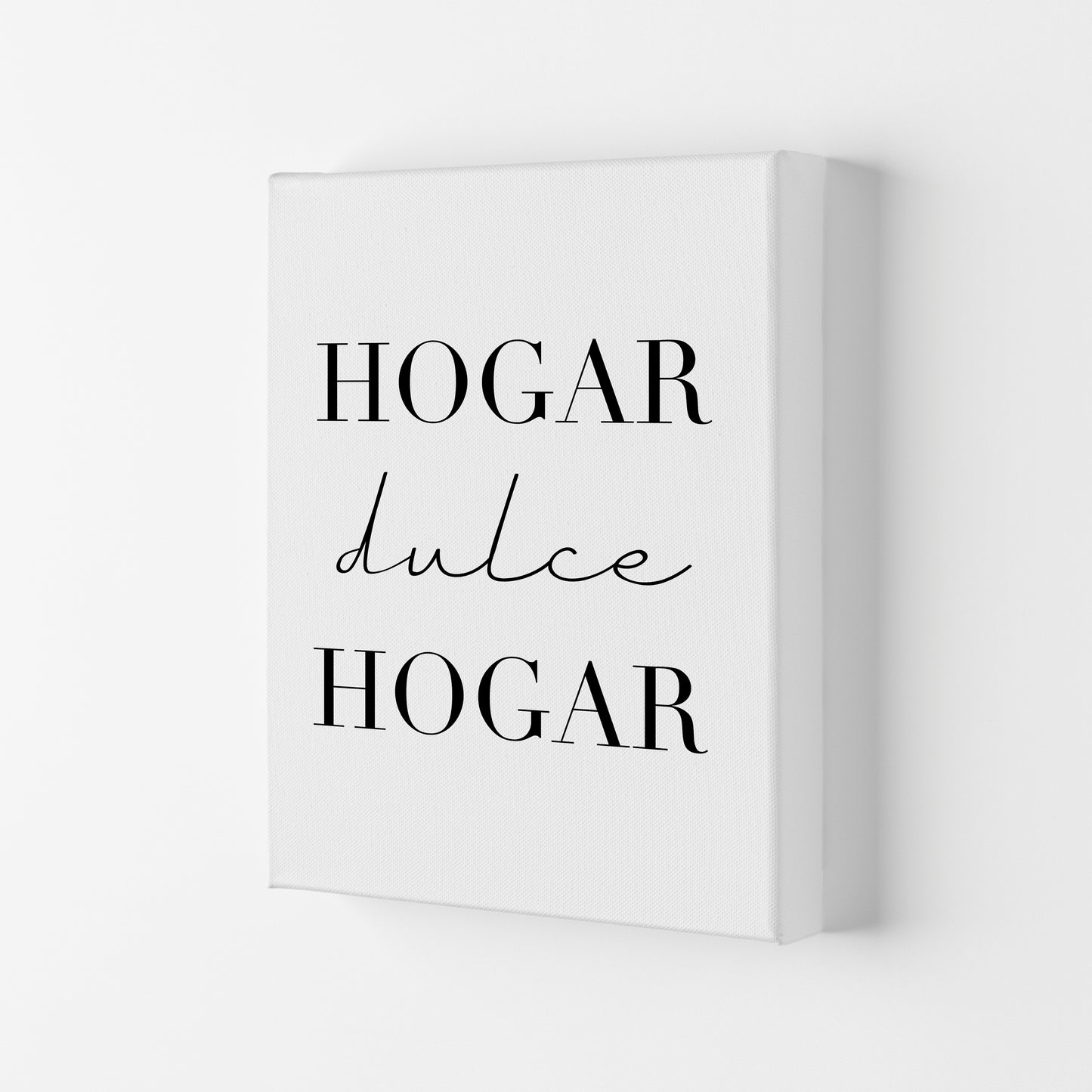 Home Sweet Home (spanish) Art Print by Seven Trees Design Canvas