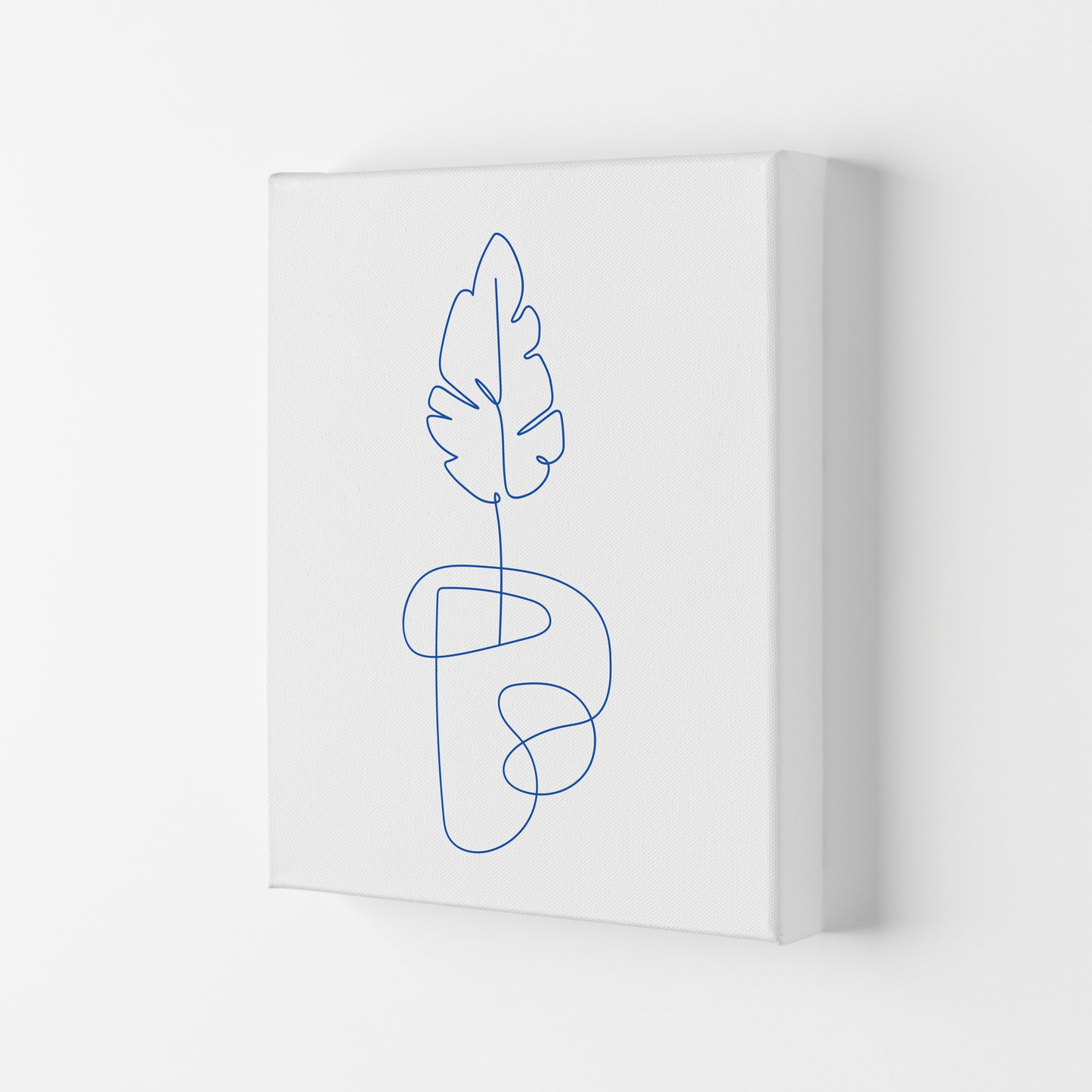 One Line Botanical Art Print by Seven Trees Design Canvas