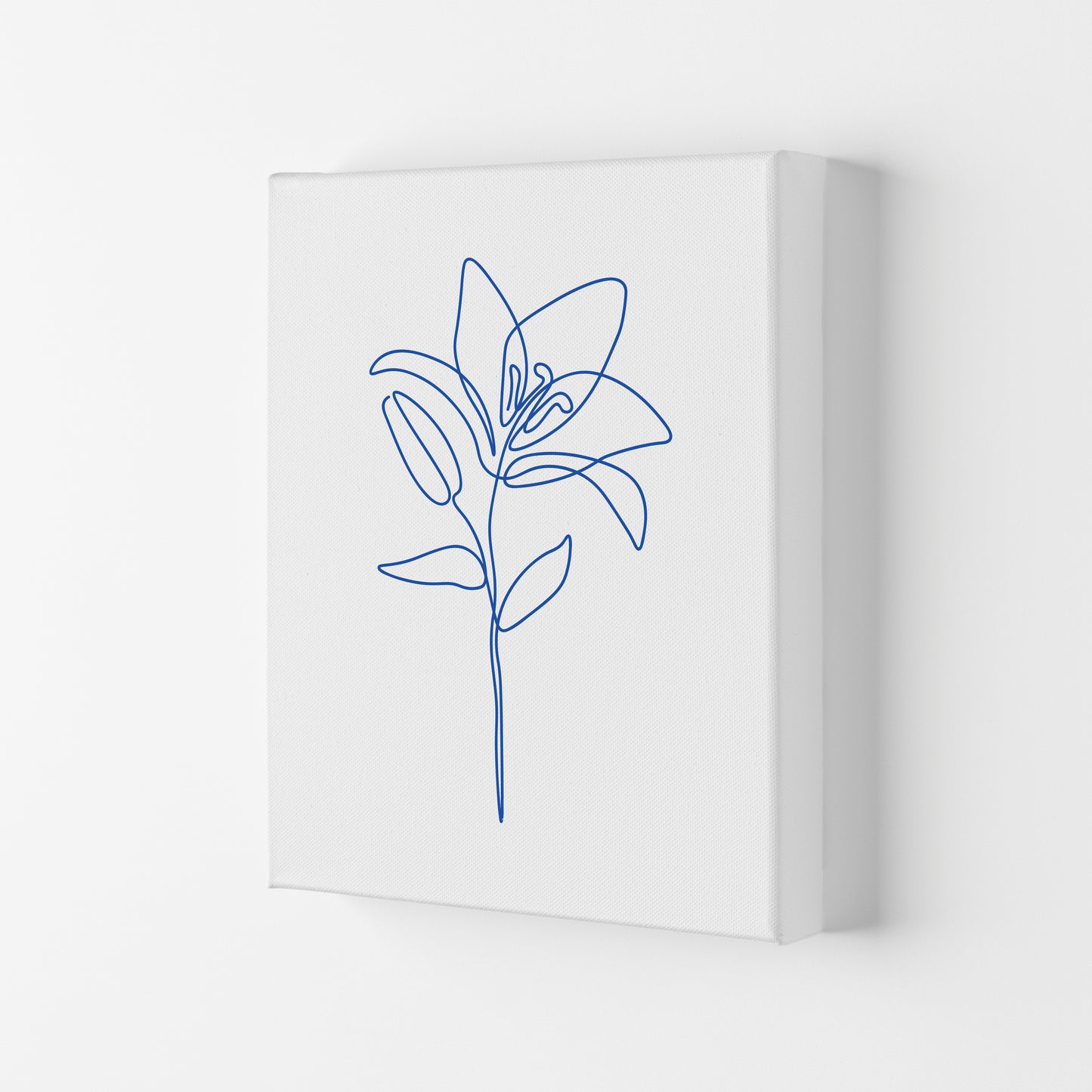 One Line Flower II Art Print by Seven Trees Design Canvas