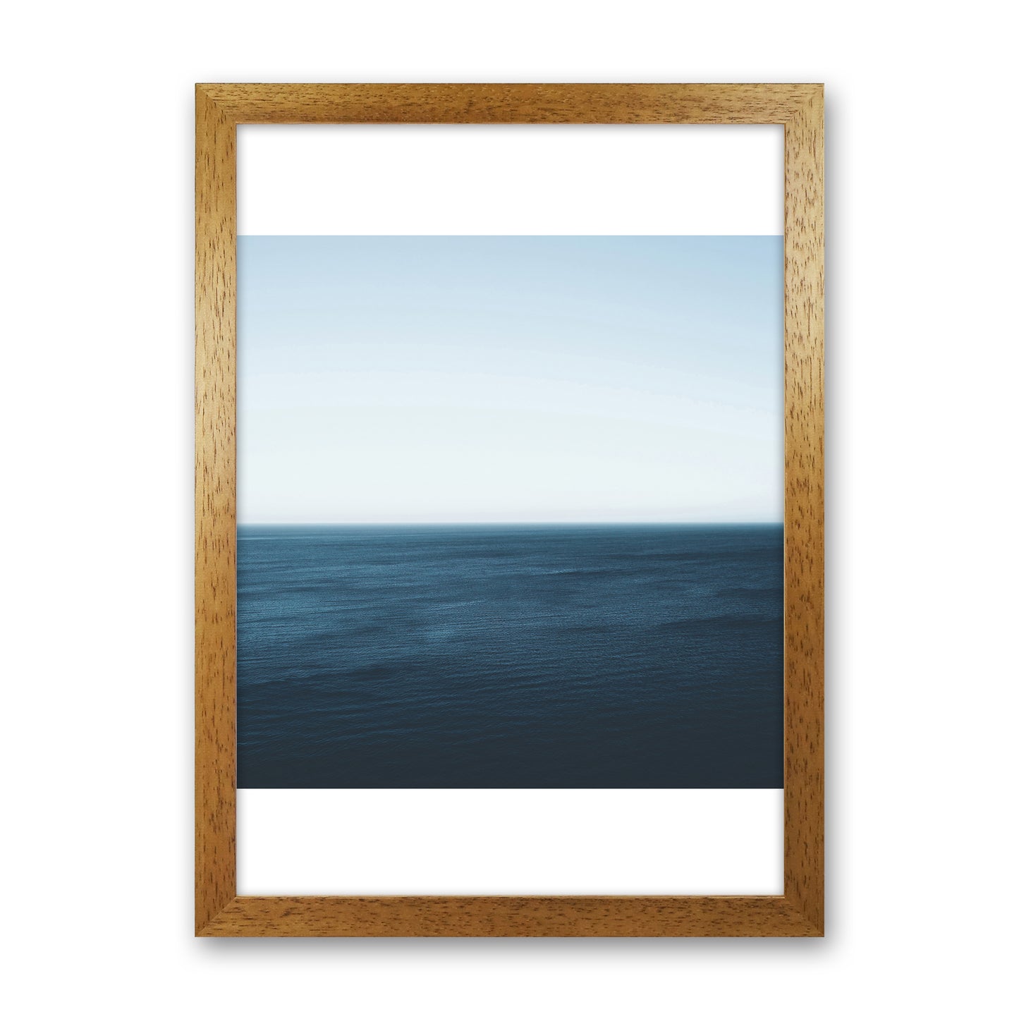Minimal Ocean Photography Art Print by Seven Trees Design Oak Grain