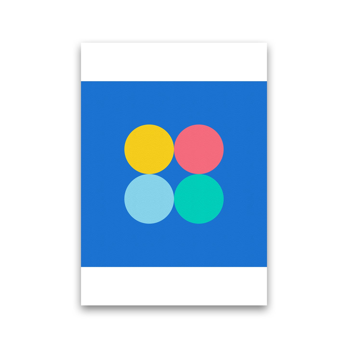 Happy shapes I Circles Art Print by Seven Trees Design Print Only