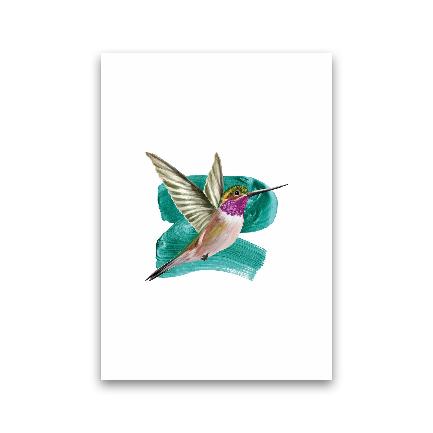 Modern Humingbird I Art Print by Seven Trees Design Print Only