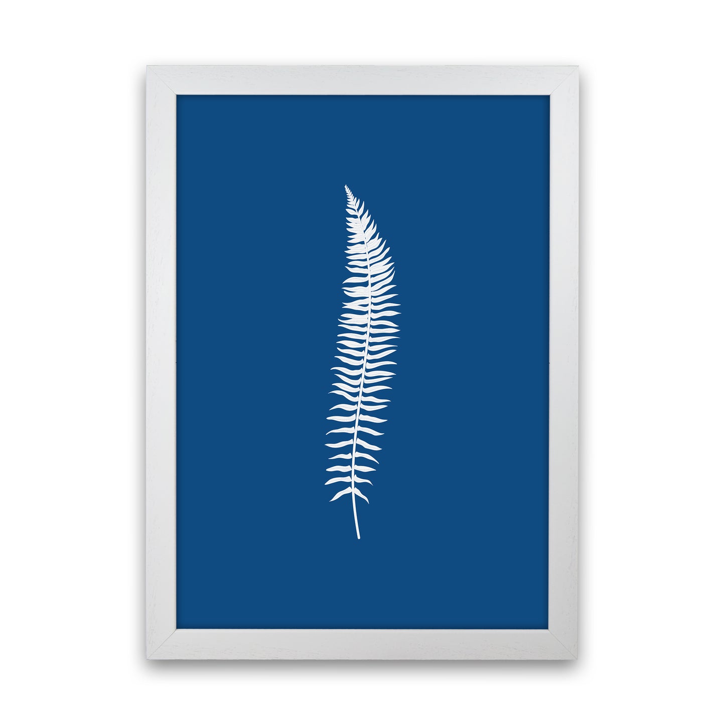 Blue Botanical I Art Print by Seven Trees Design White Grain