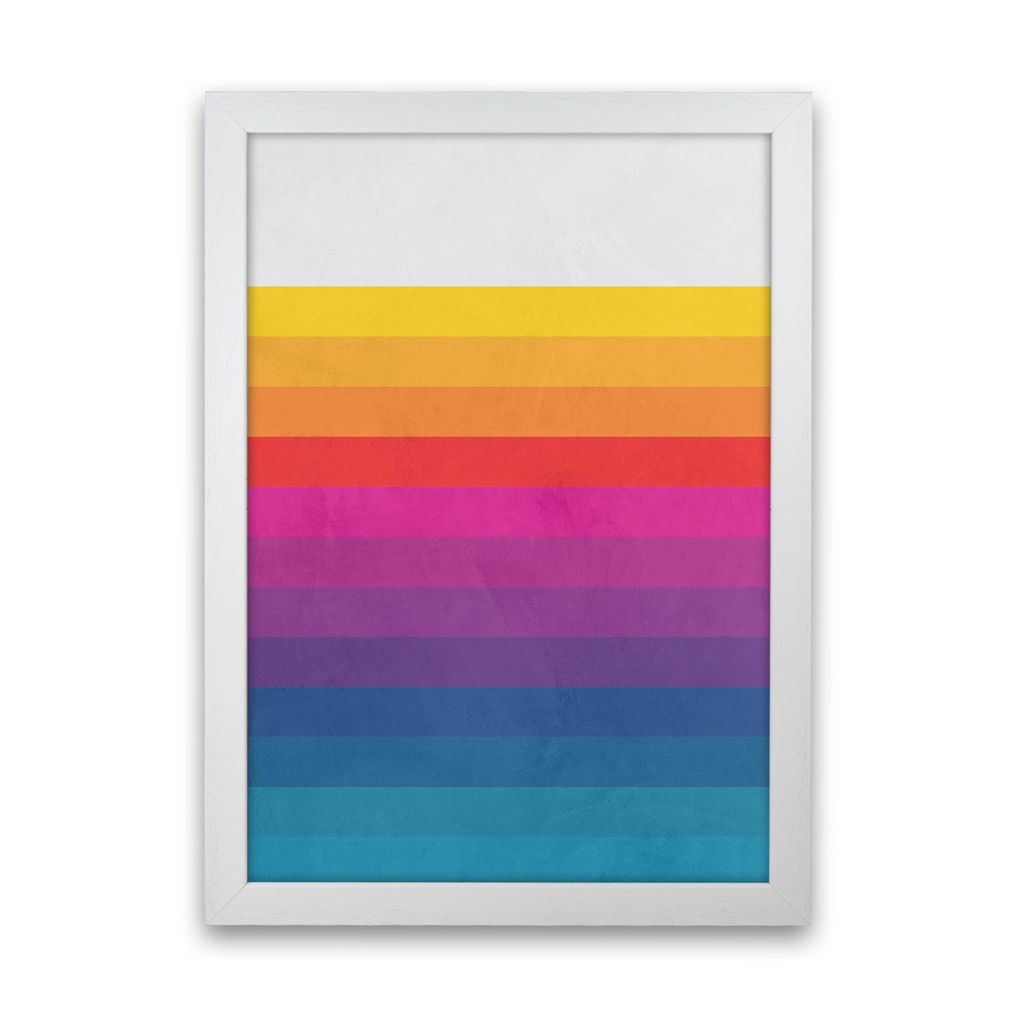 Vintage Retro Lines Art Print by Seven Trees Design
