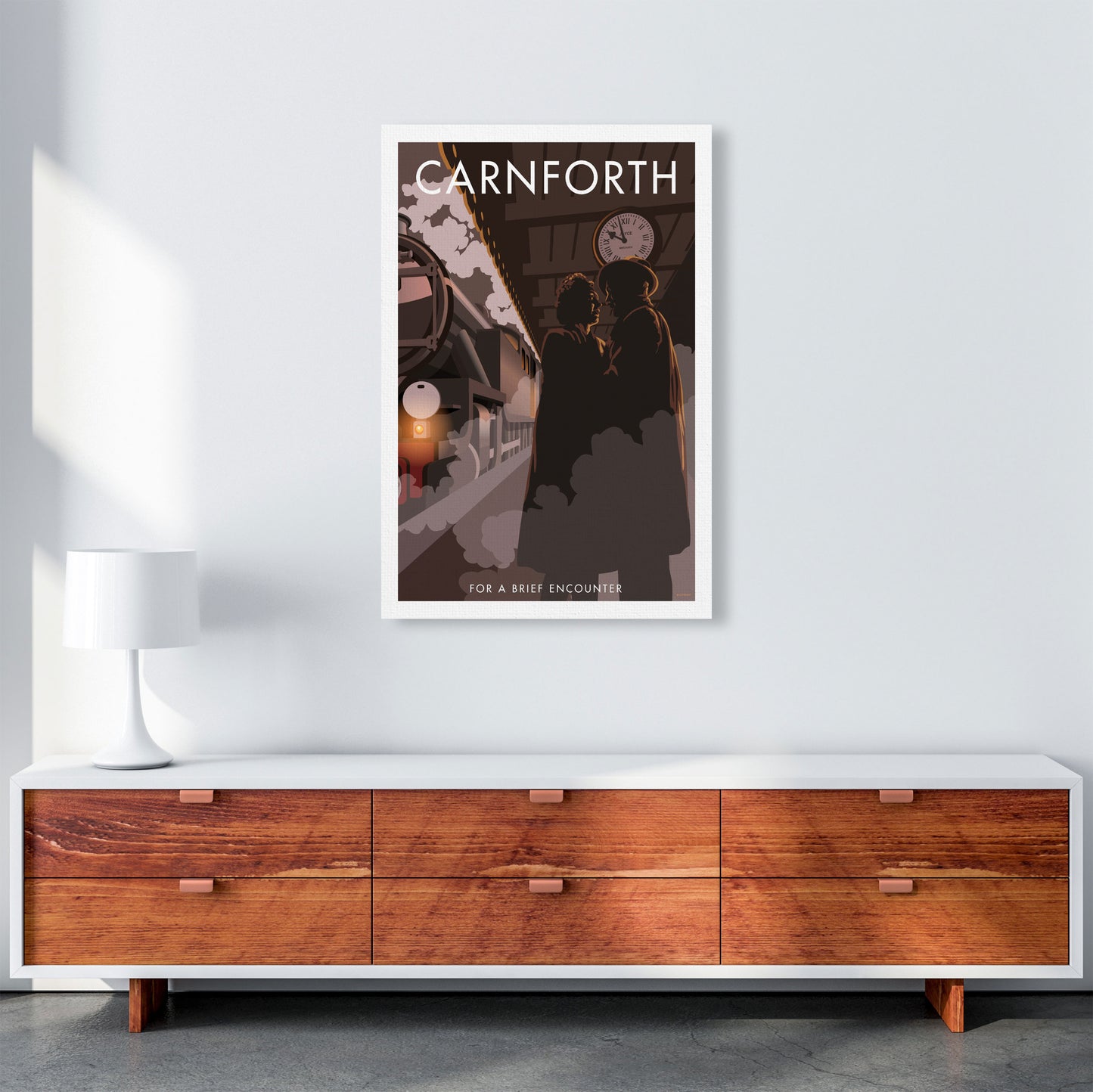 Carnforth by Stephen Millership A1 Canvas