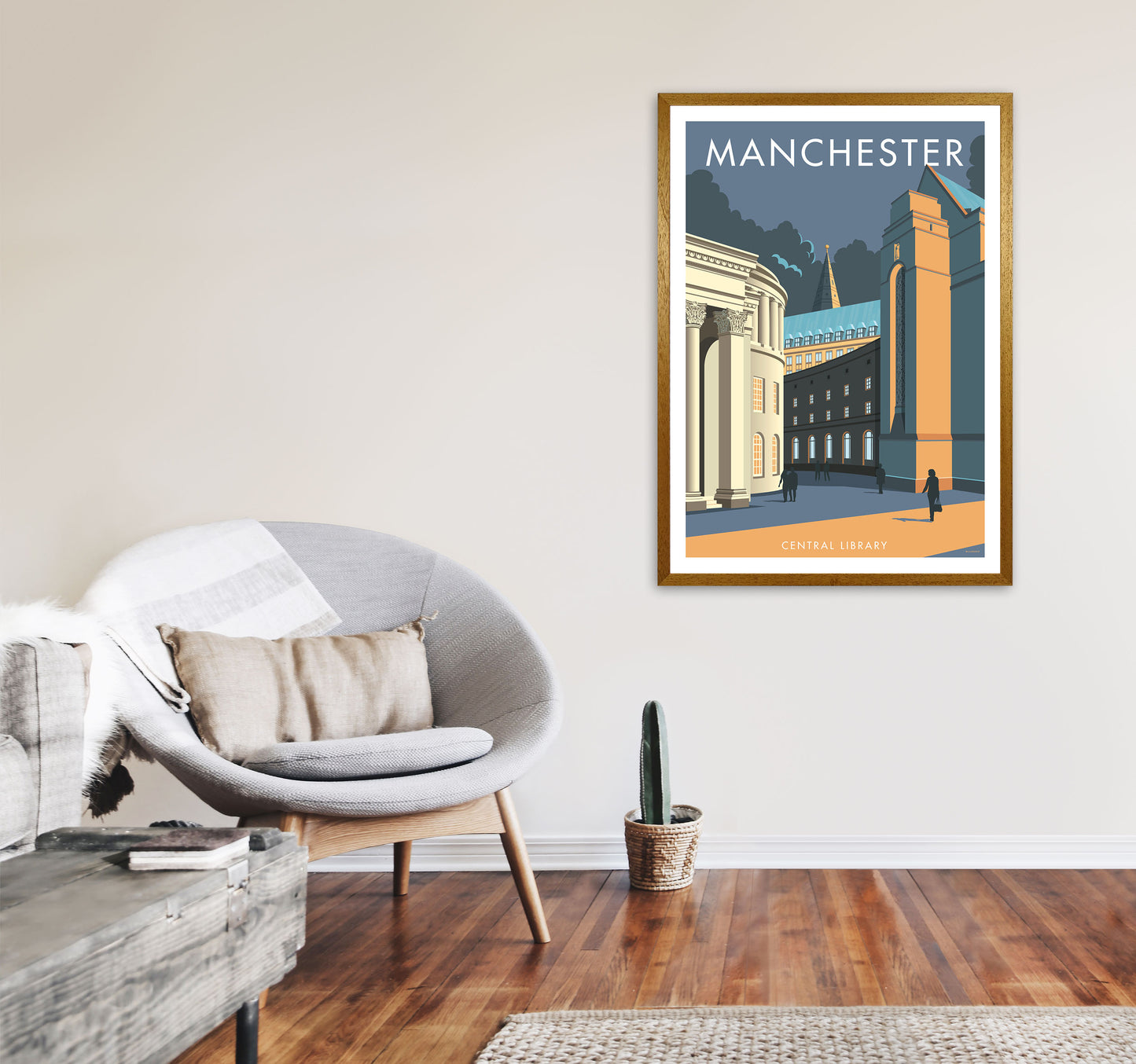Manchester by Stephen Millership A1 Print Only