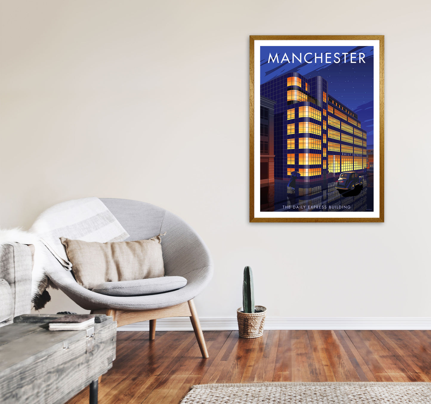 Manchester by Stephen Millership A1 Print Only