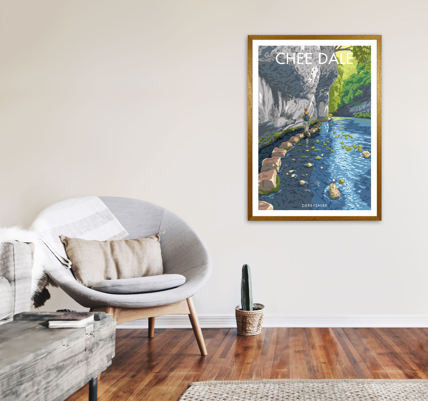 Chee Dale Art Print by Stephen Millership, Framed Wall Art A1 Print Only