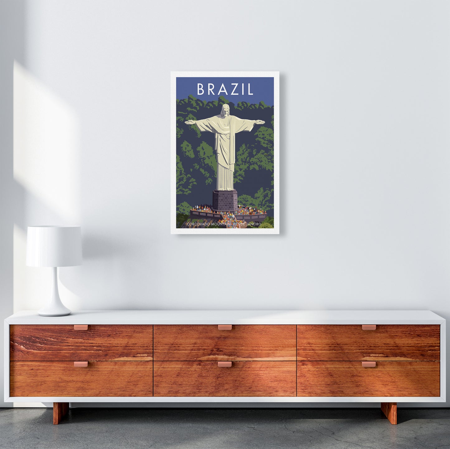 Brazil Travel Art Print By Stephen Millership A2 Canvas