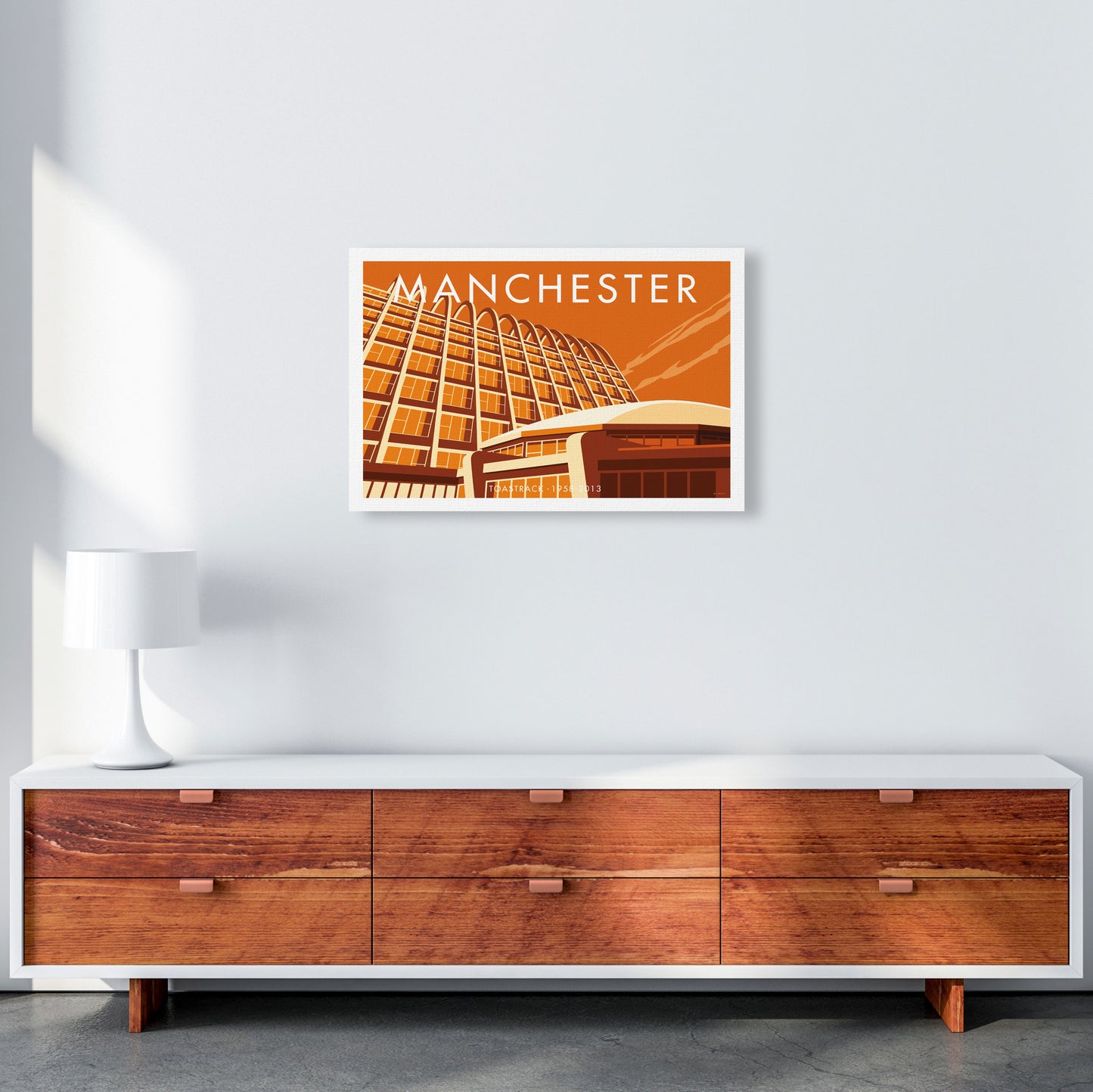 Manchester by Stephen Millership A2 Canvas