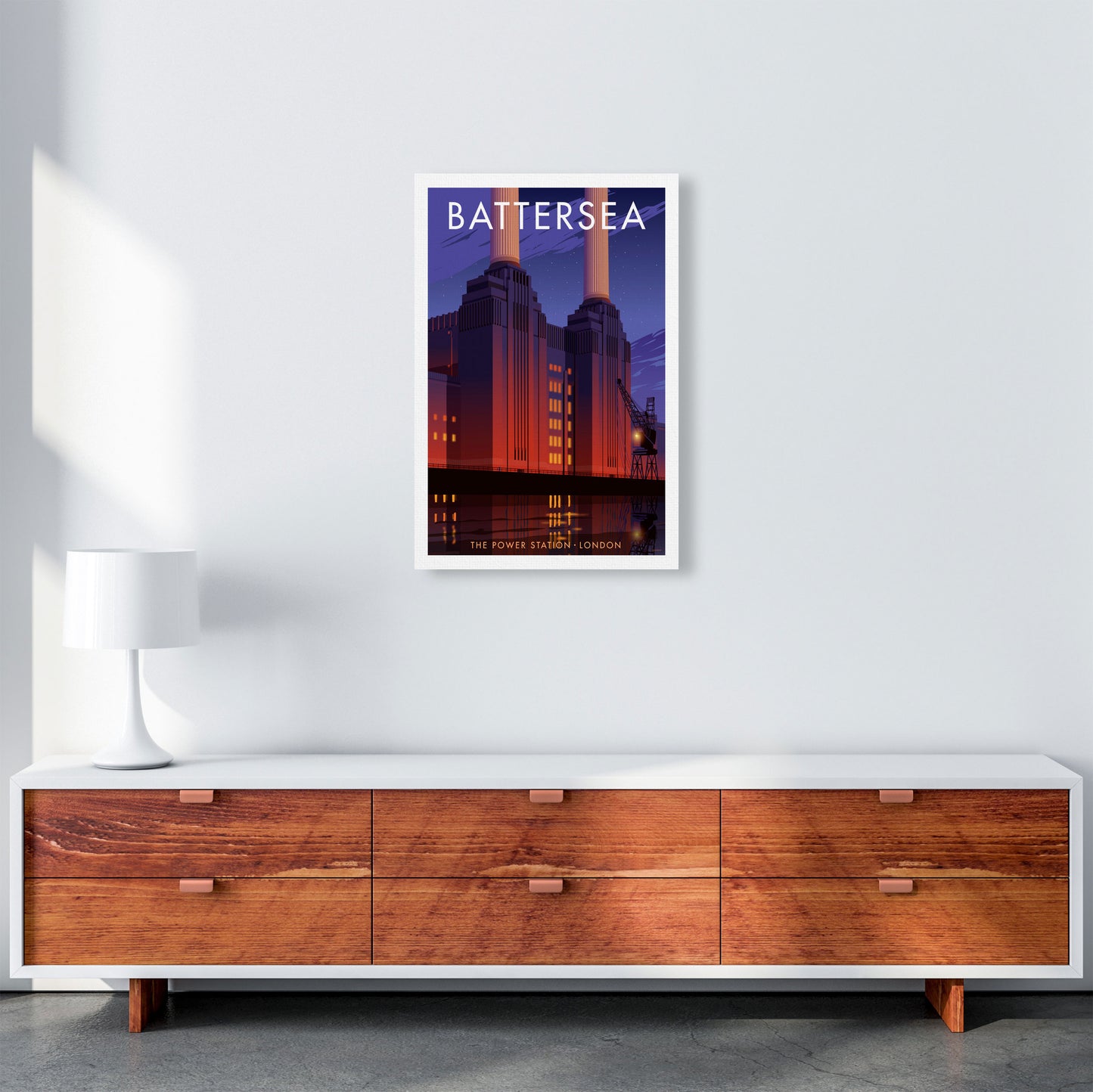 Battersea by Stephen Millership A2 Canvas