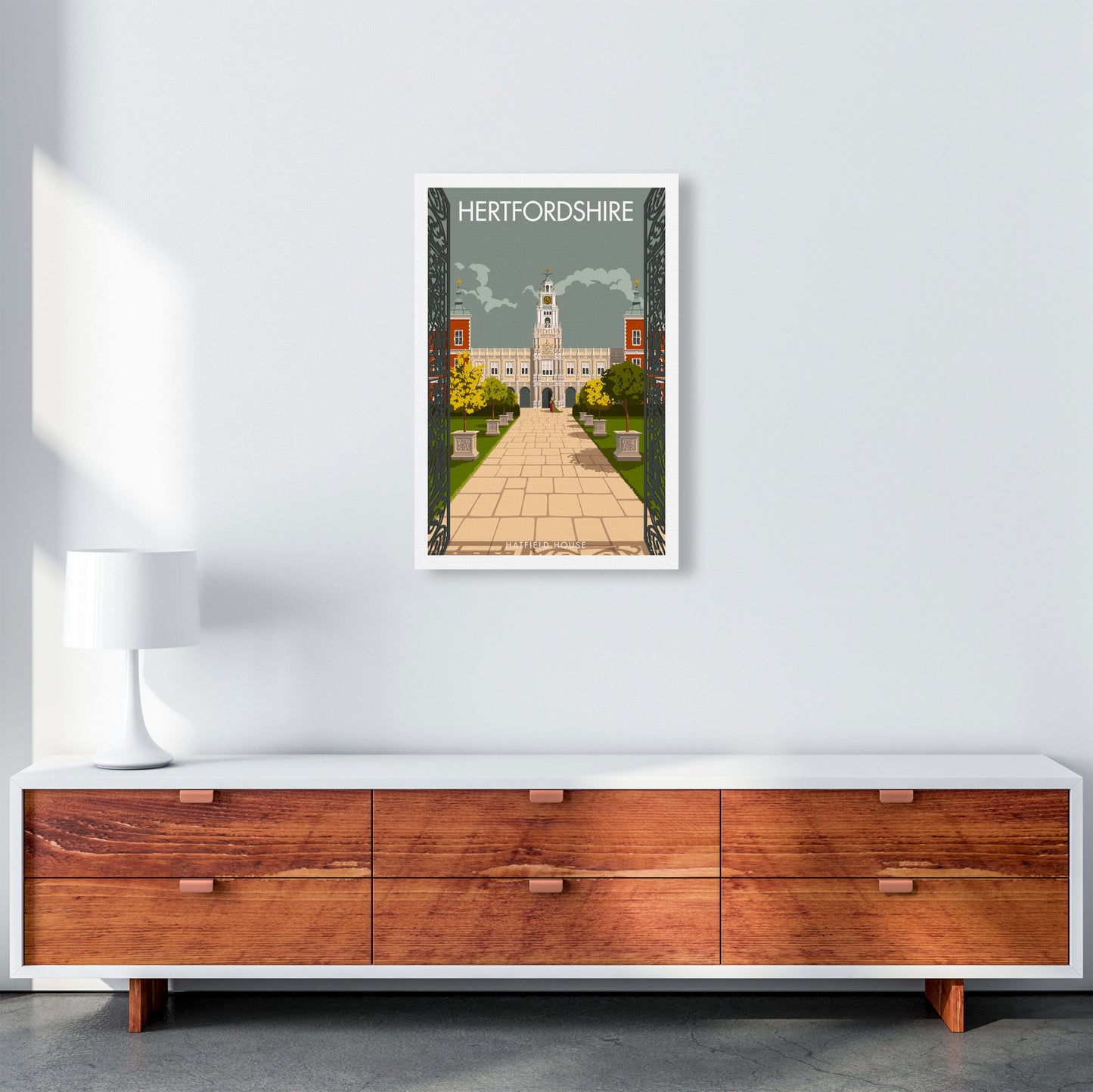 Hatfield House Hertfordshire Art Print by Stephen Millership A2 Canvas