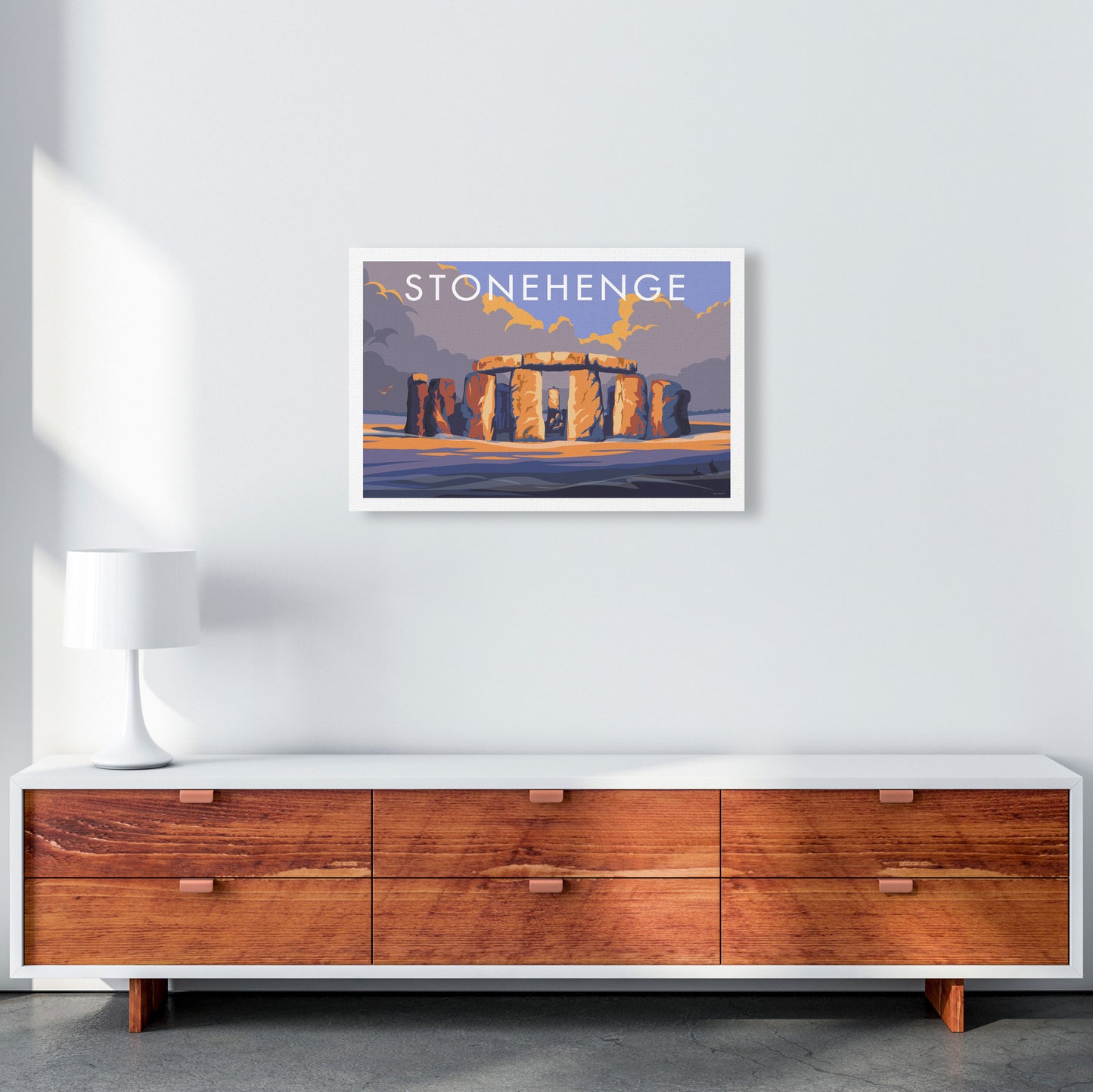 Stonehenge by Stephen Millership A2 Canvas