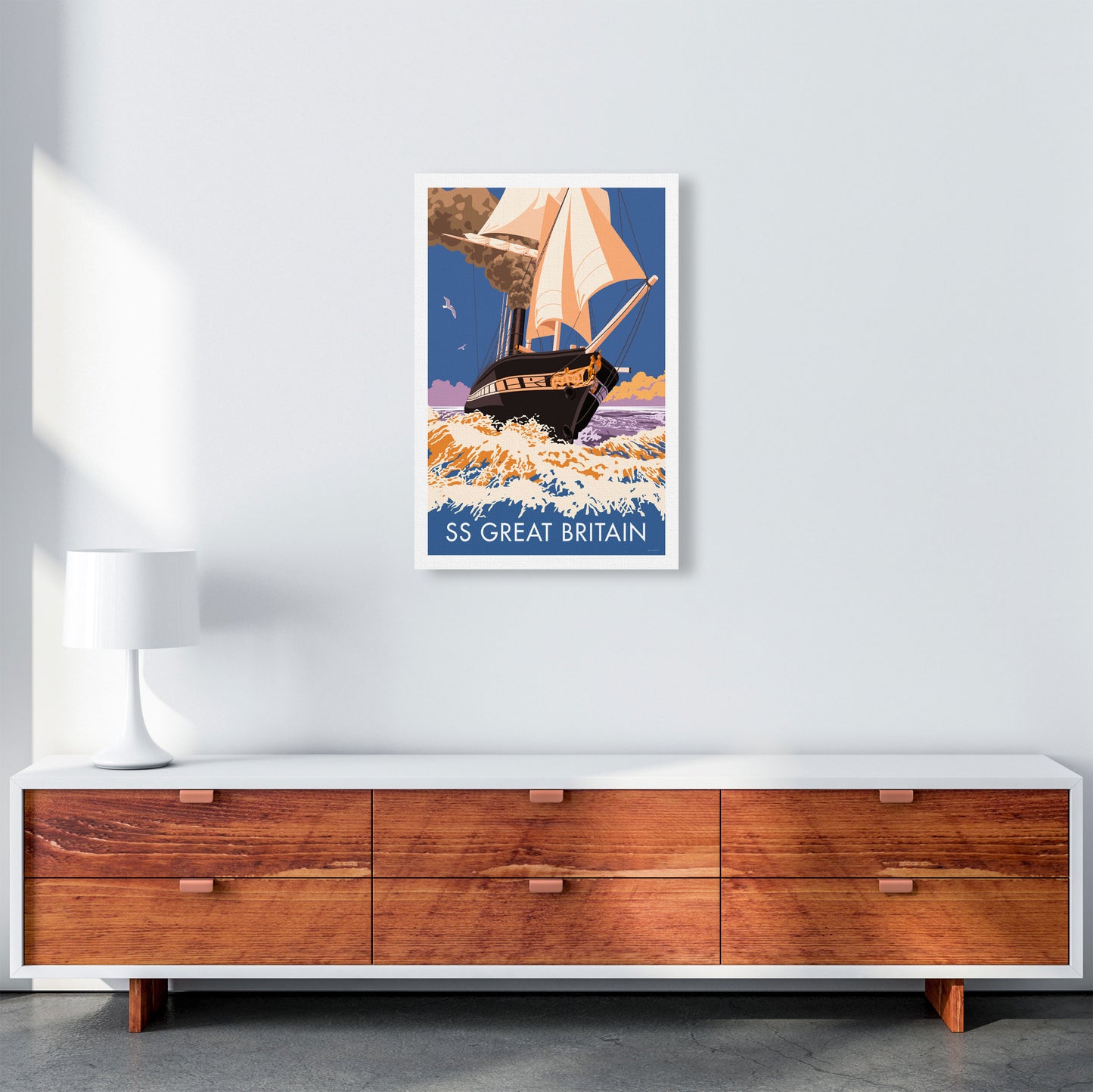 SS Great Britain Art Print by Stephen Millership A2 Canvas
