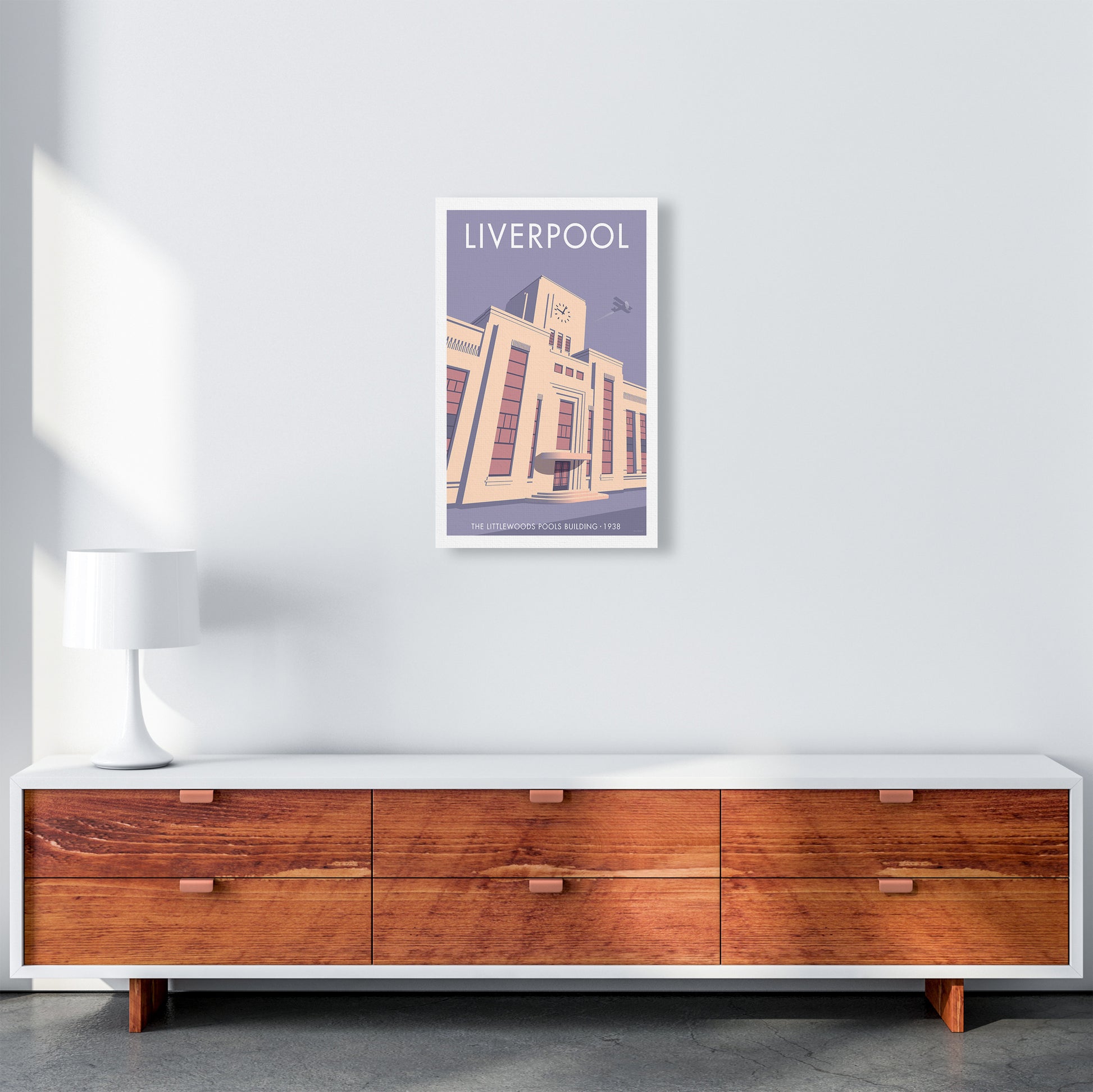 Liverpool Littlewoods Travel Art Print By Stephen Millership A3 Canvas