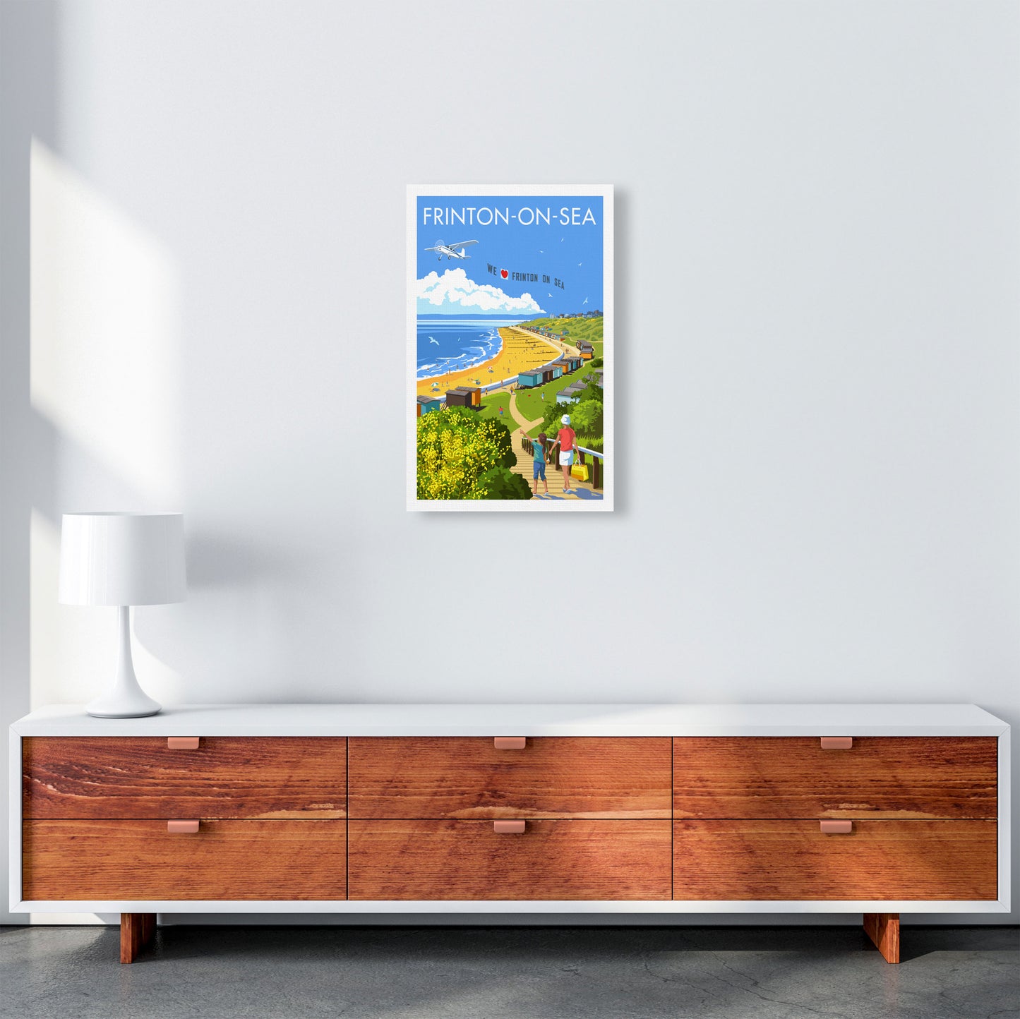 Frinton-On-Sea by Stephen Millership A3 Canvas