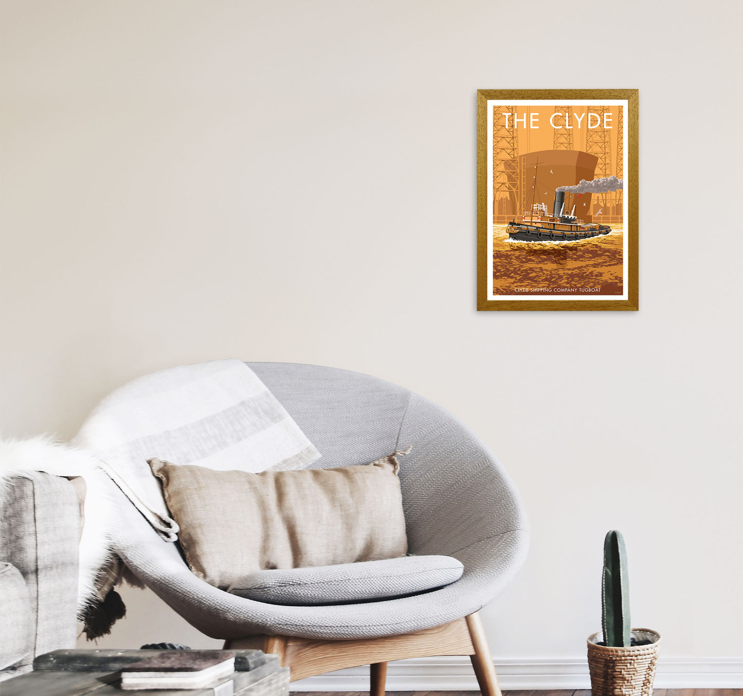 The Clyde Art Print by Stephen Millership A3 Print Only