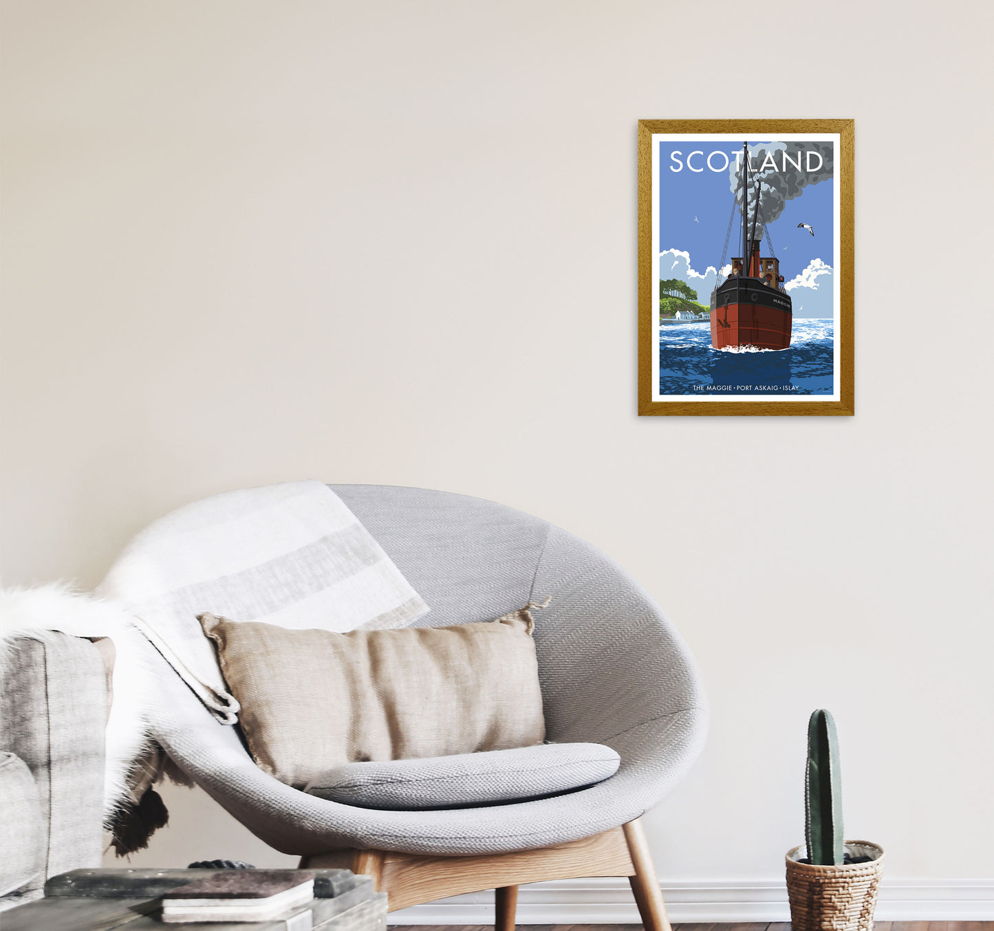 Scotland Art Print by Stephen Millership A3 Print Only