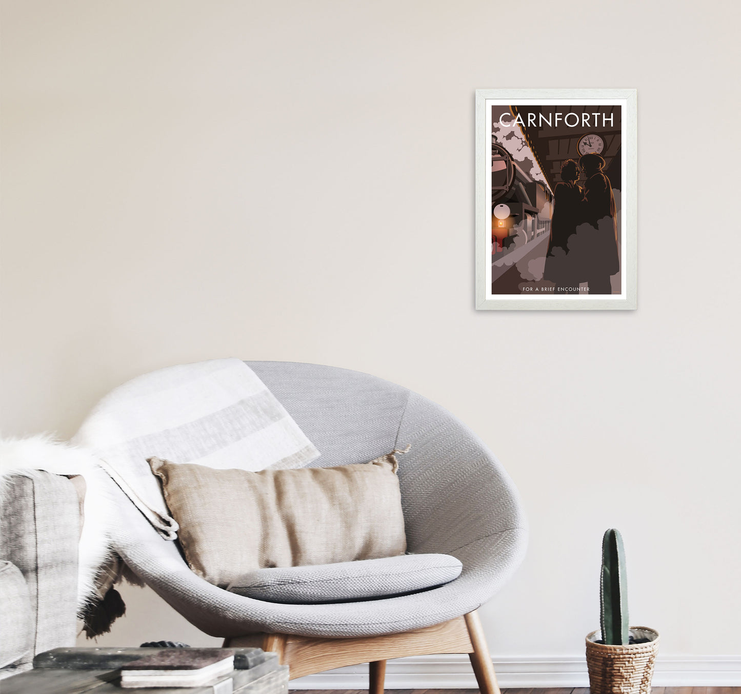 Carnforth by Stephen Millership A3 Oak Frame