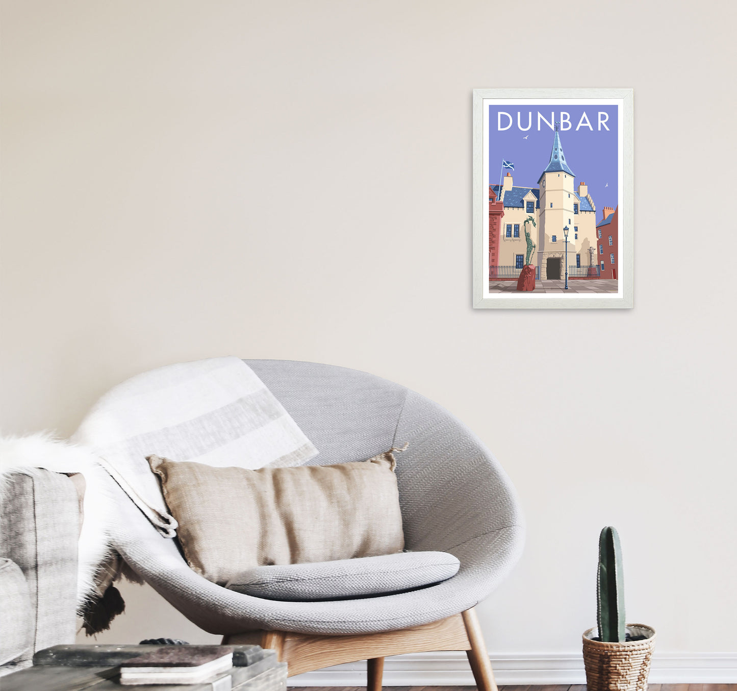 Dunbar by Stephen Millership A3 Oak Frame