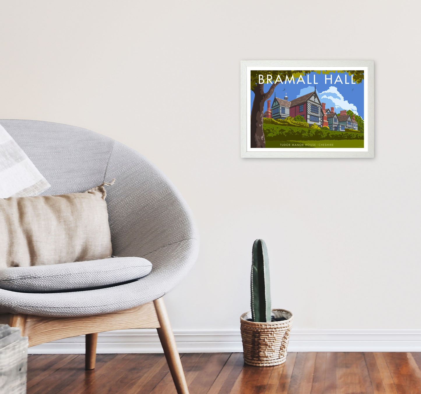 Bramall Hall by Stephen Millership A3 Oak Frame