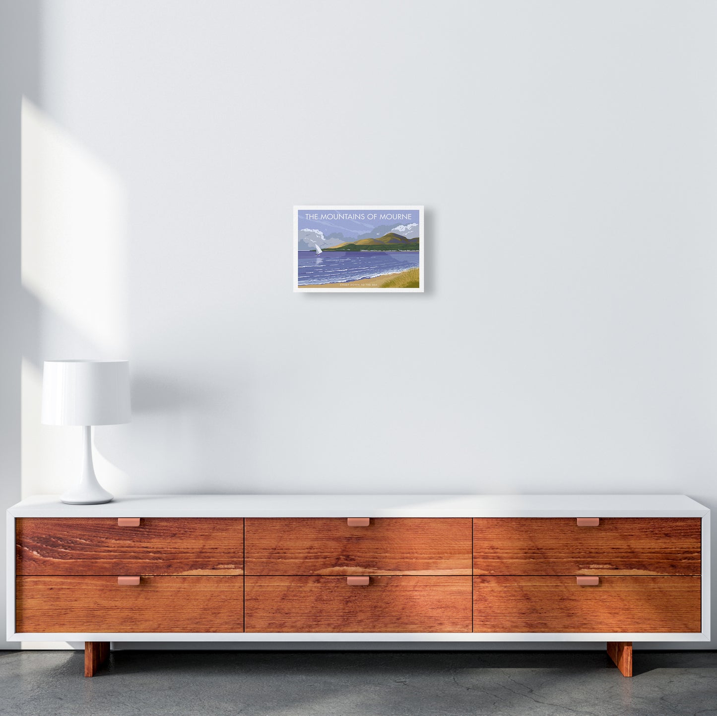 NI The Mountains Of Mourne Art Print by Stephen Millership A4 Canvas