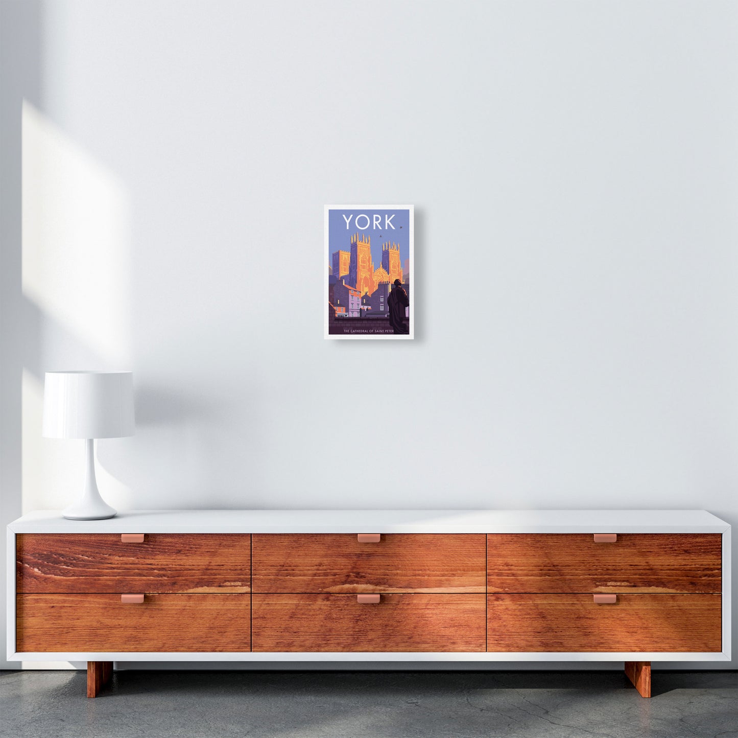 The Cathedral Of Saint Peter, York Art Print by Stephen Millership A4 Canvas