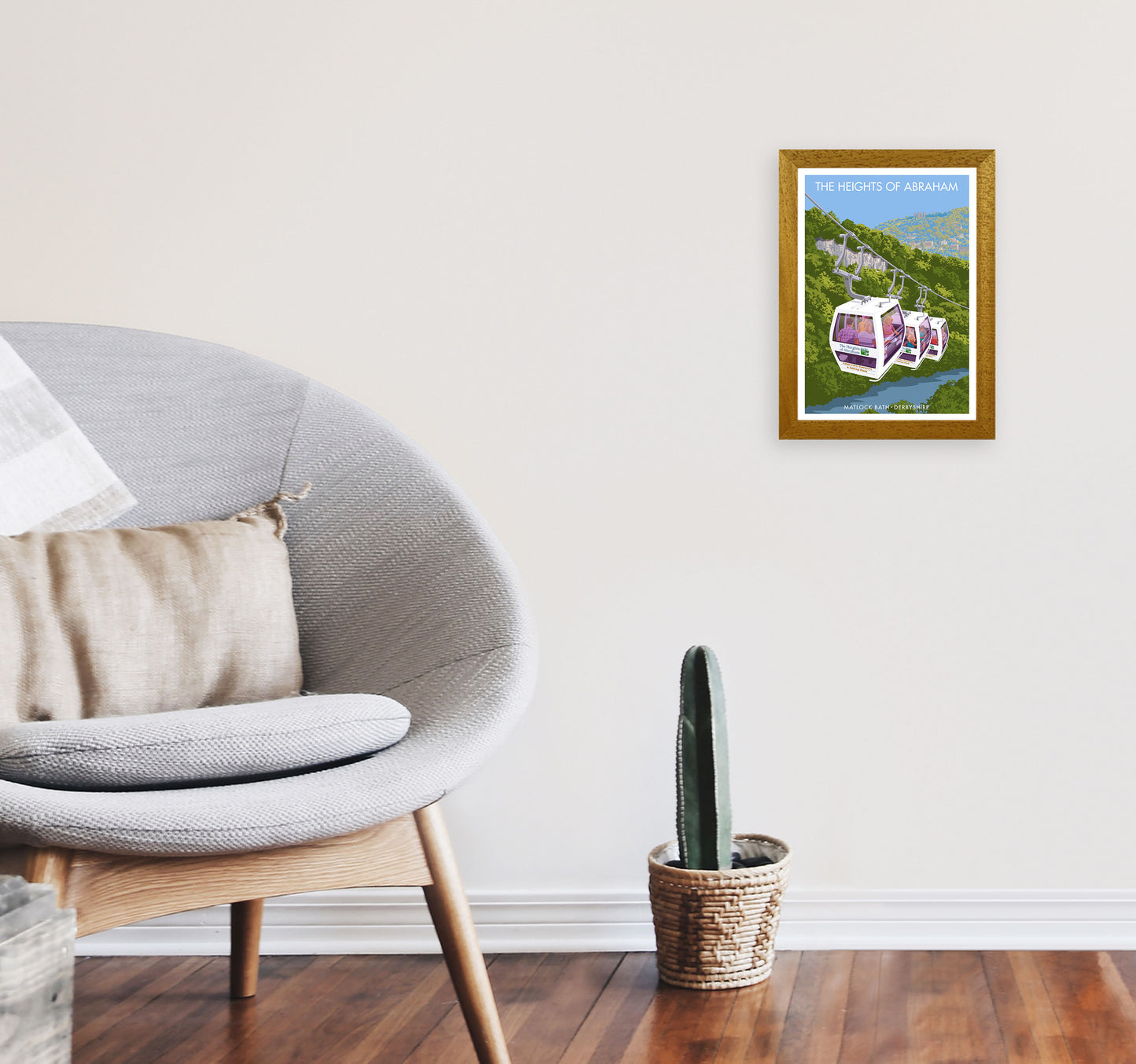 The Heights Of Abraham Art Print by Stephen Millership A4 Print Only