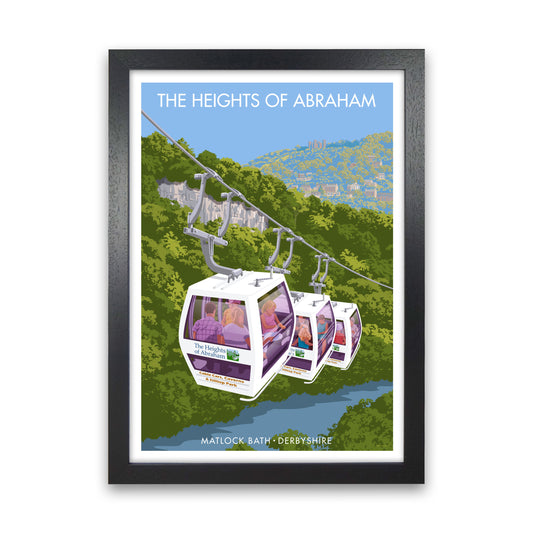 The Heights Of Abraham Art Print by Stephen Millership Black Grain