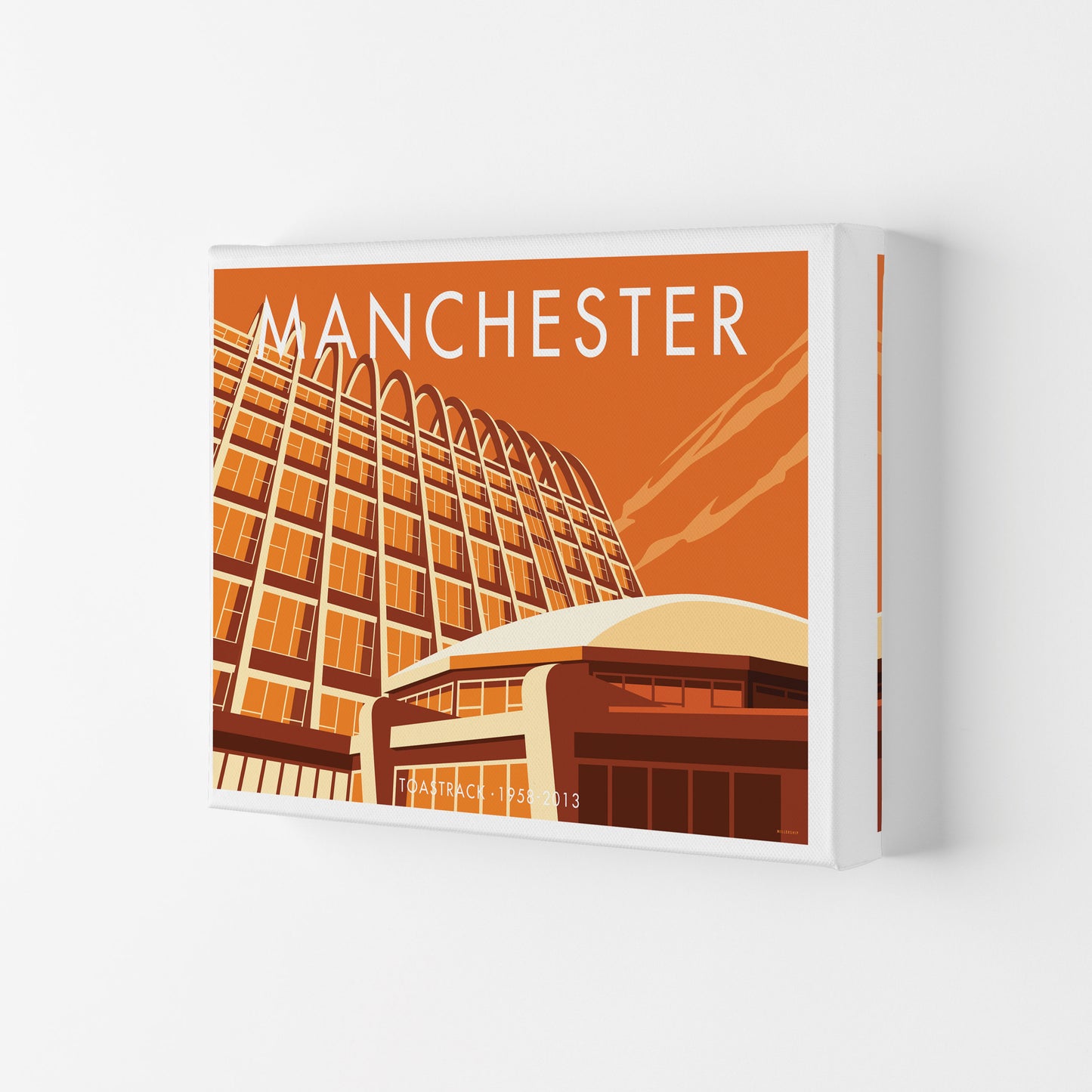 Manchester by Stephen Millership Canvas