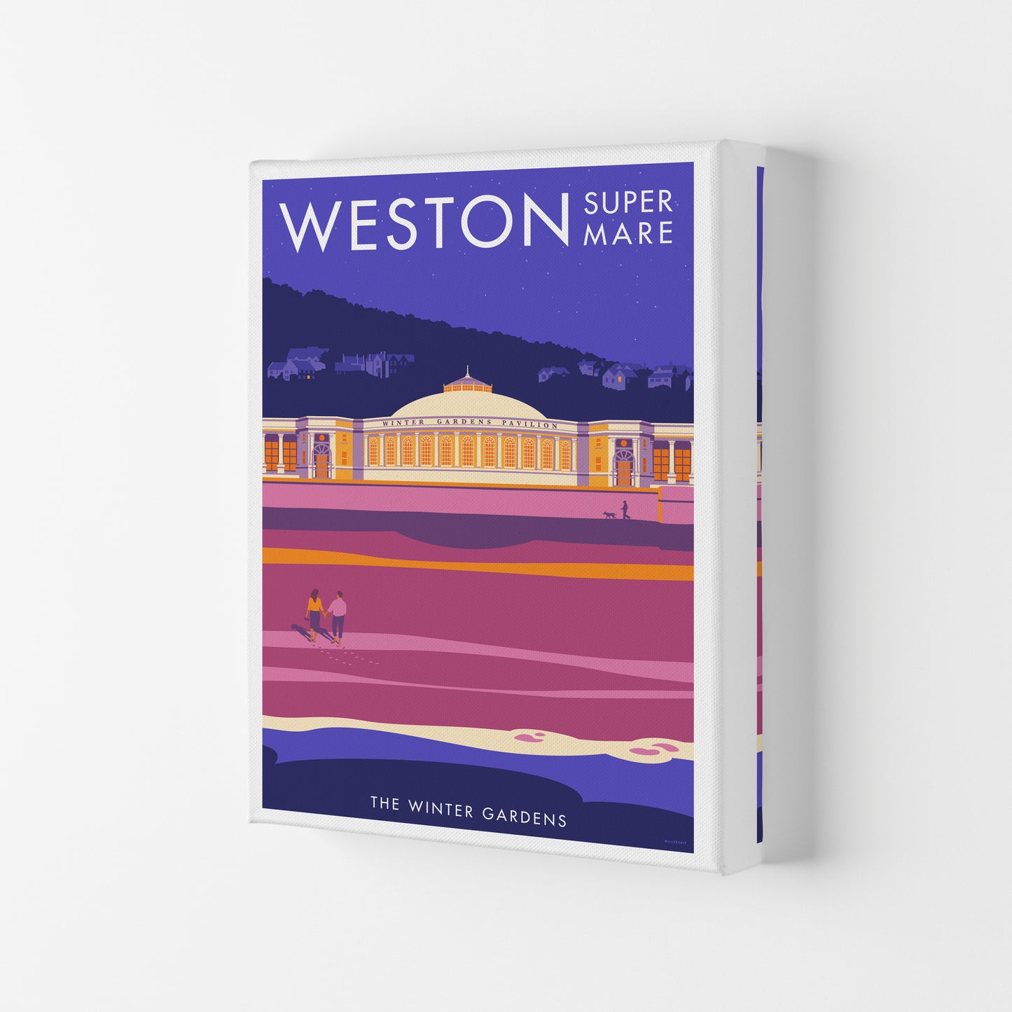Weston-super-mare Art Print by Stephen Millership Canvas