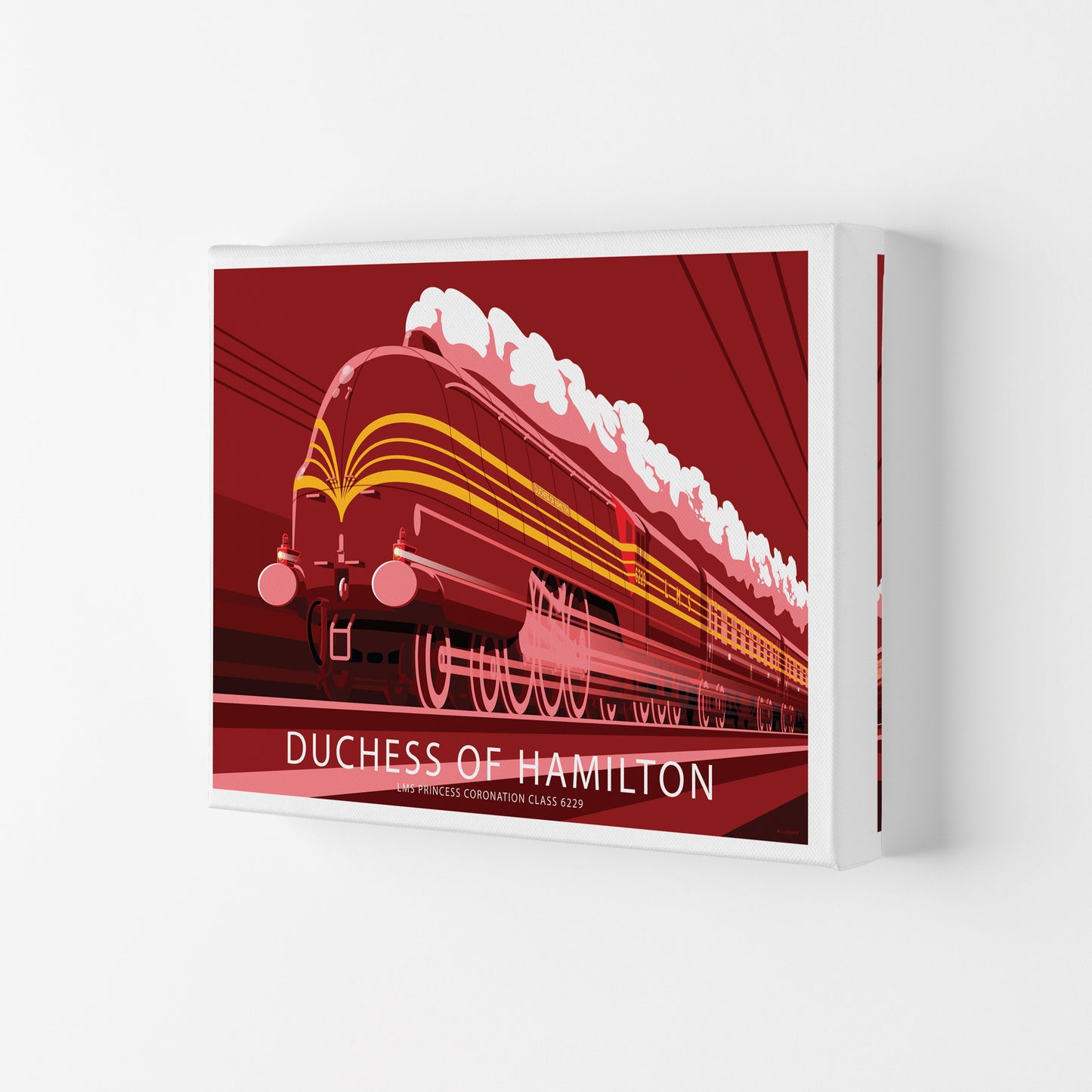 Duchess Of Hamilton Framed Digital Art Print by Stephen Millership Canvas