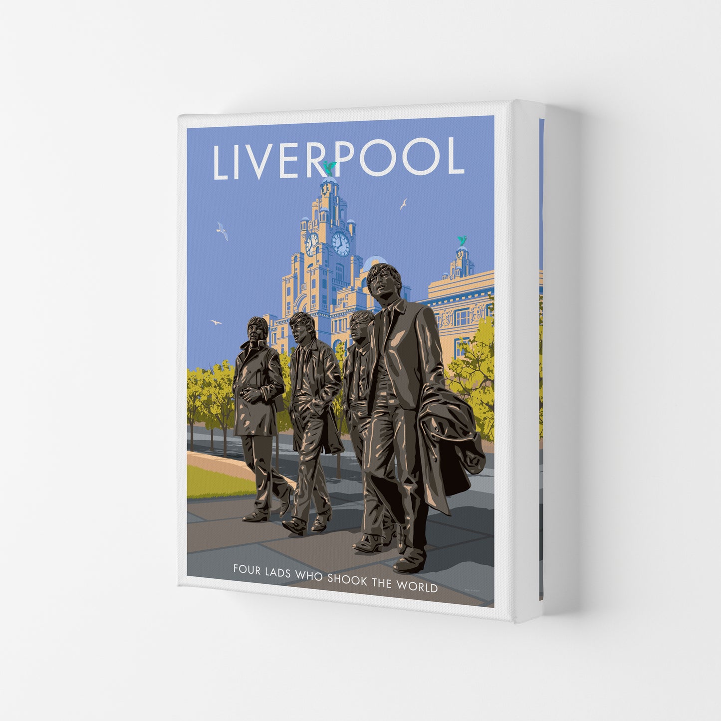 Liverpool Art Print by Stephen Millership Canvas