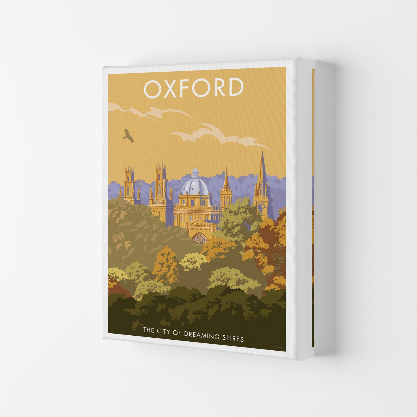 Oxford Travel Art Print by Stephen Millership Canvas