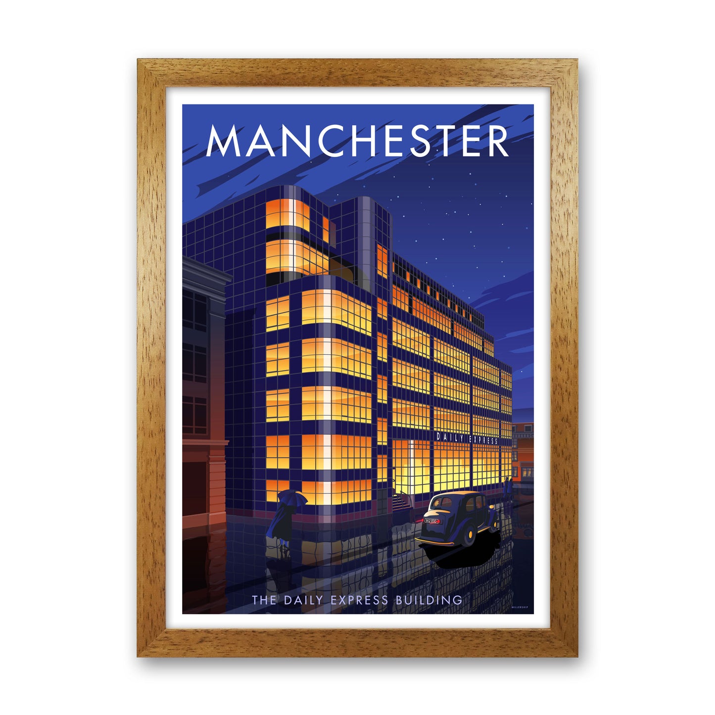 Manchester by Stephen Millership Oak Grain