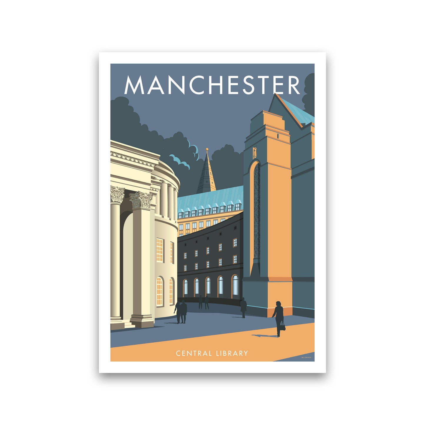 Manchester by Stephen Millership Print Only