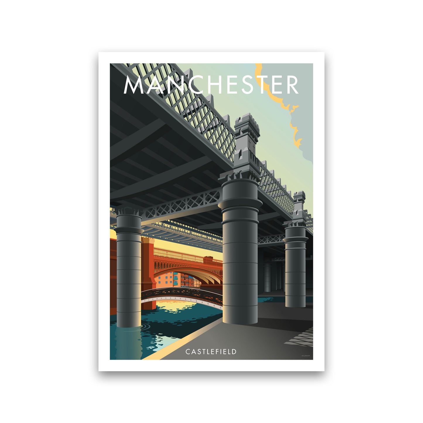 Manchester by Stephen Millership Print Only