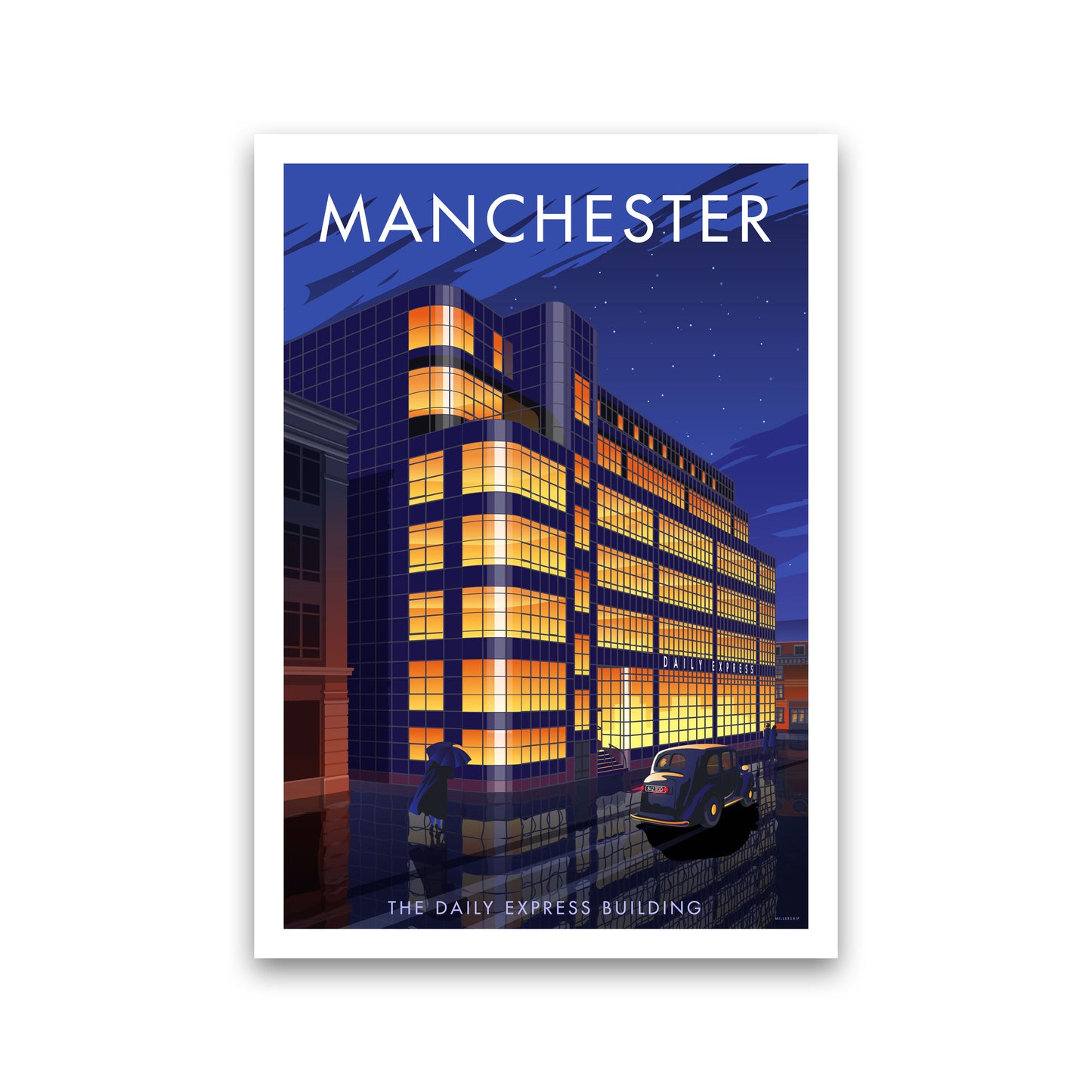 Manchester by Stephen Millership Print Only