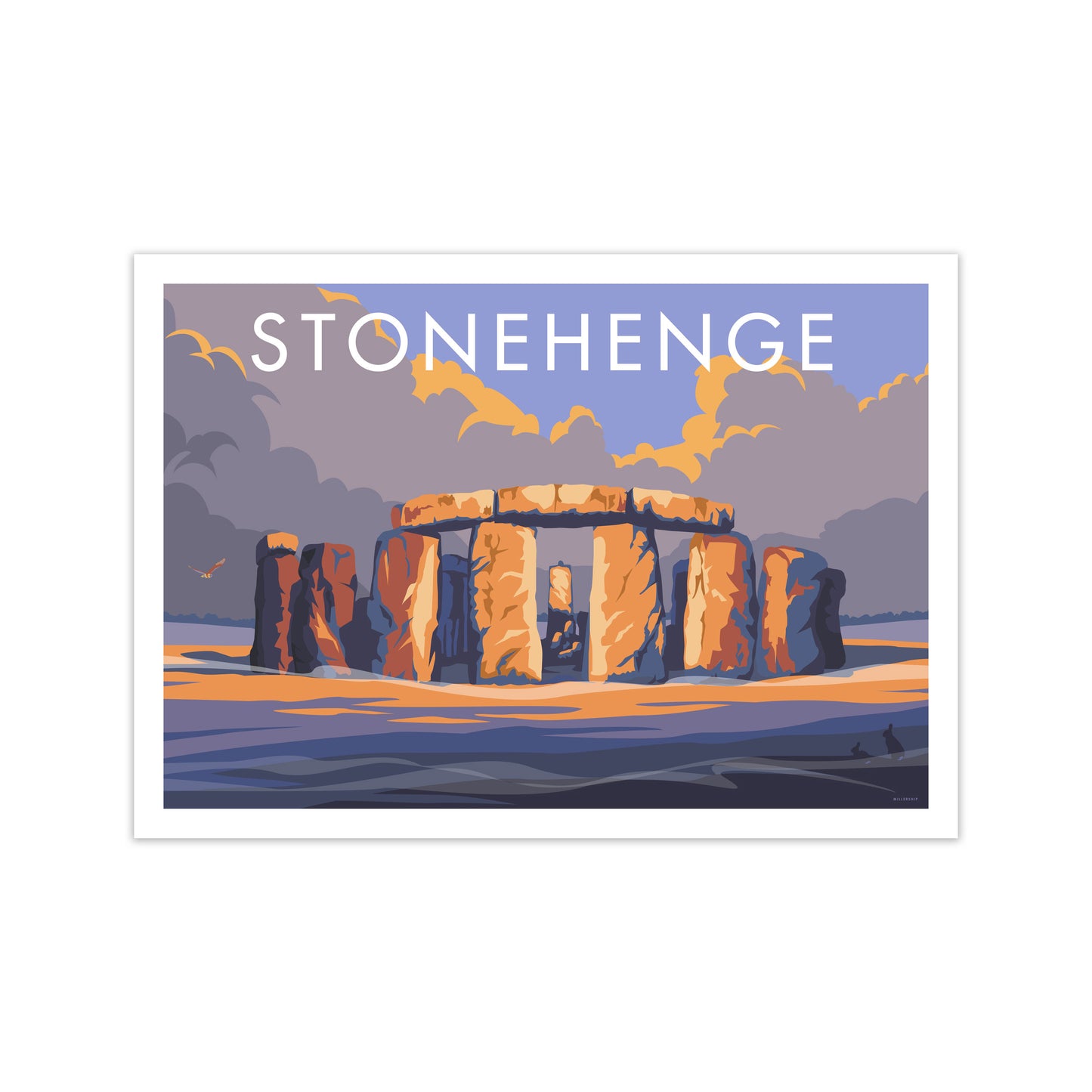 Stonehenge by Stephen Millership Print Only