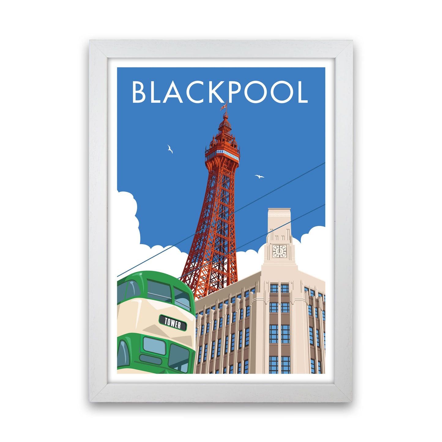 Blackpool by Stephen Millership White Grain