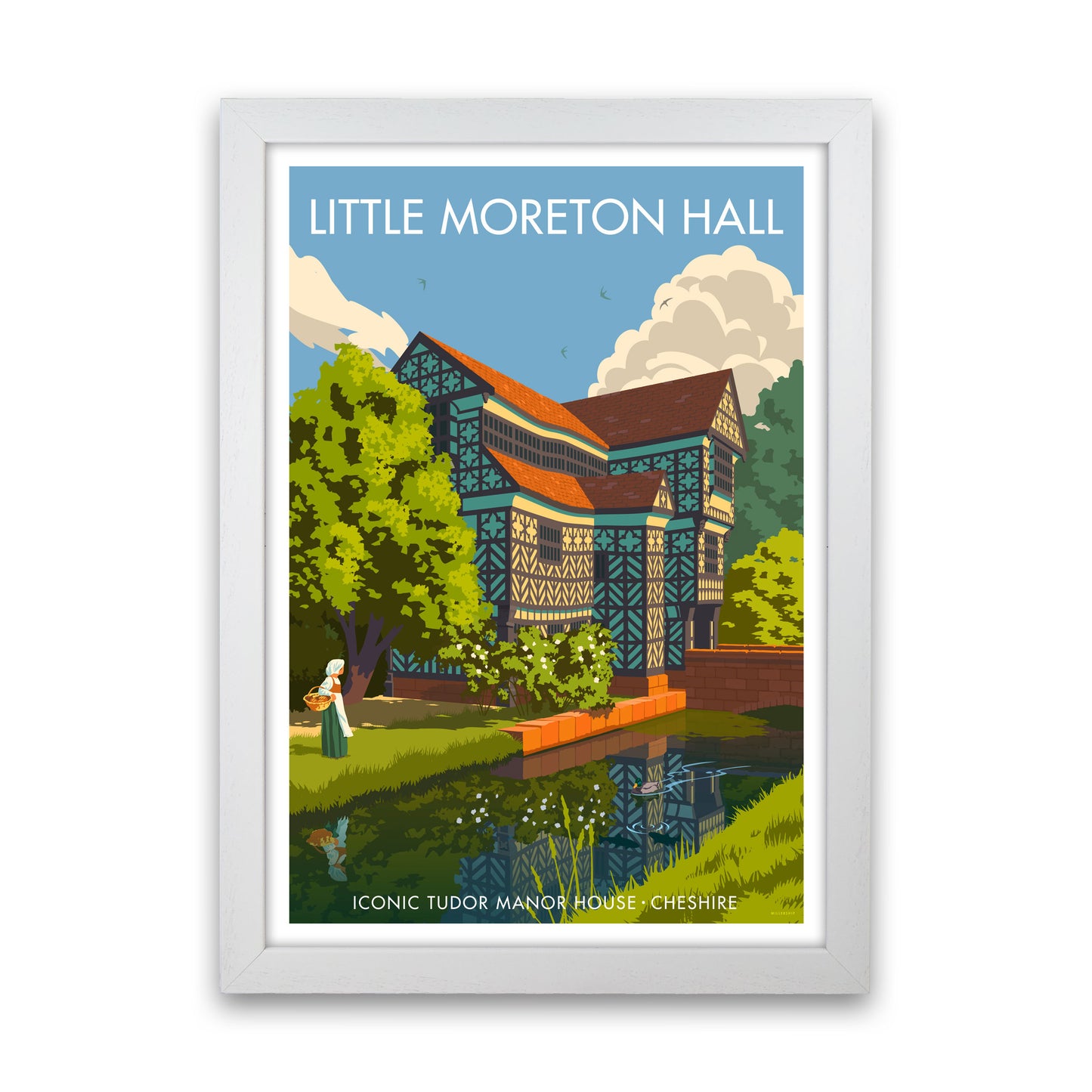 Little Moreton Hall by Stephen Millership White Grain