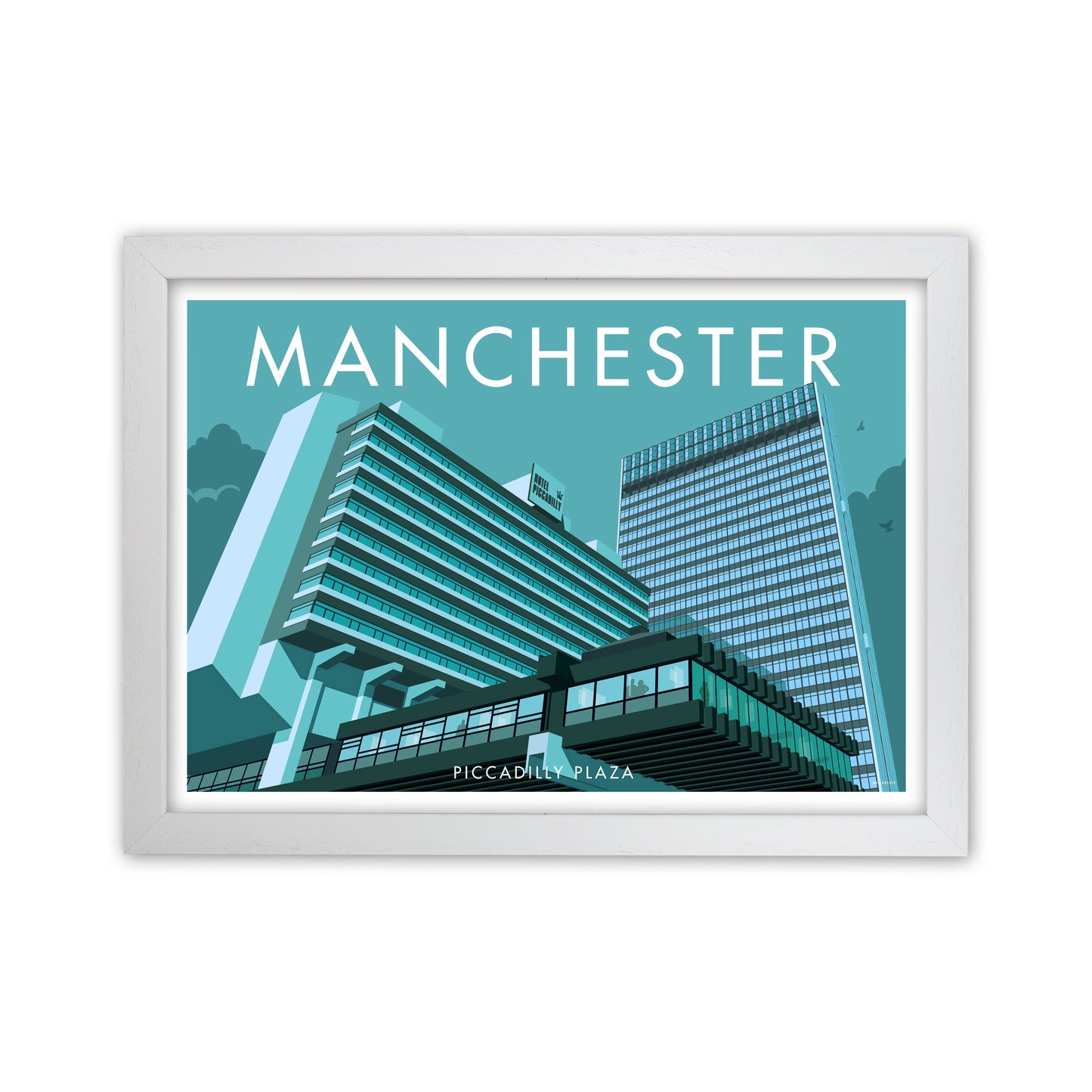 Manchester by Stephen Millership White Grain