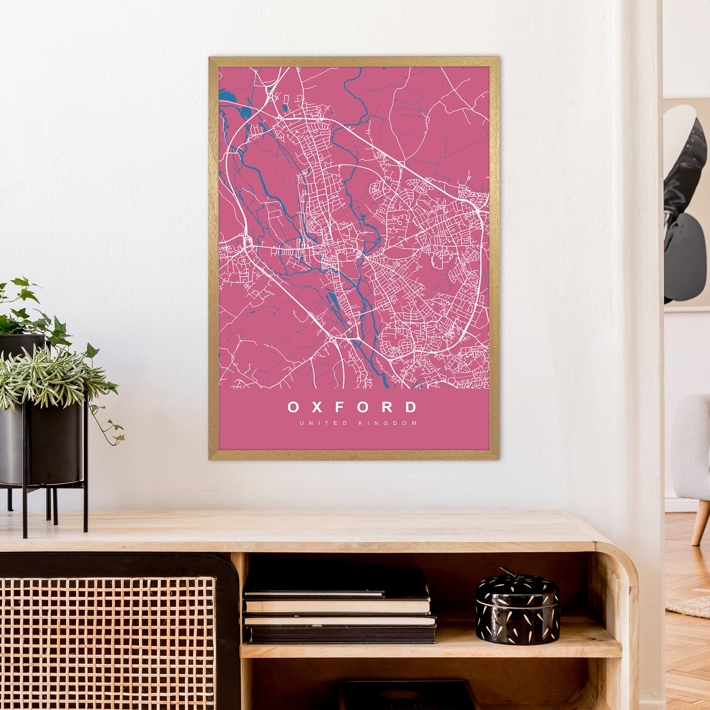 Oxford III Art Print by UrbanMaps A1 Print Only