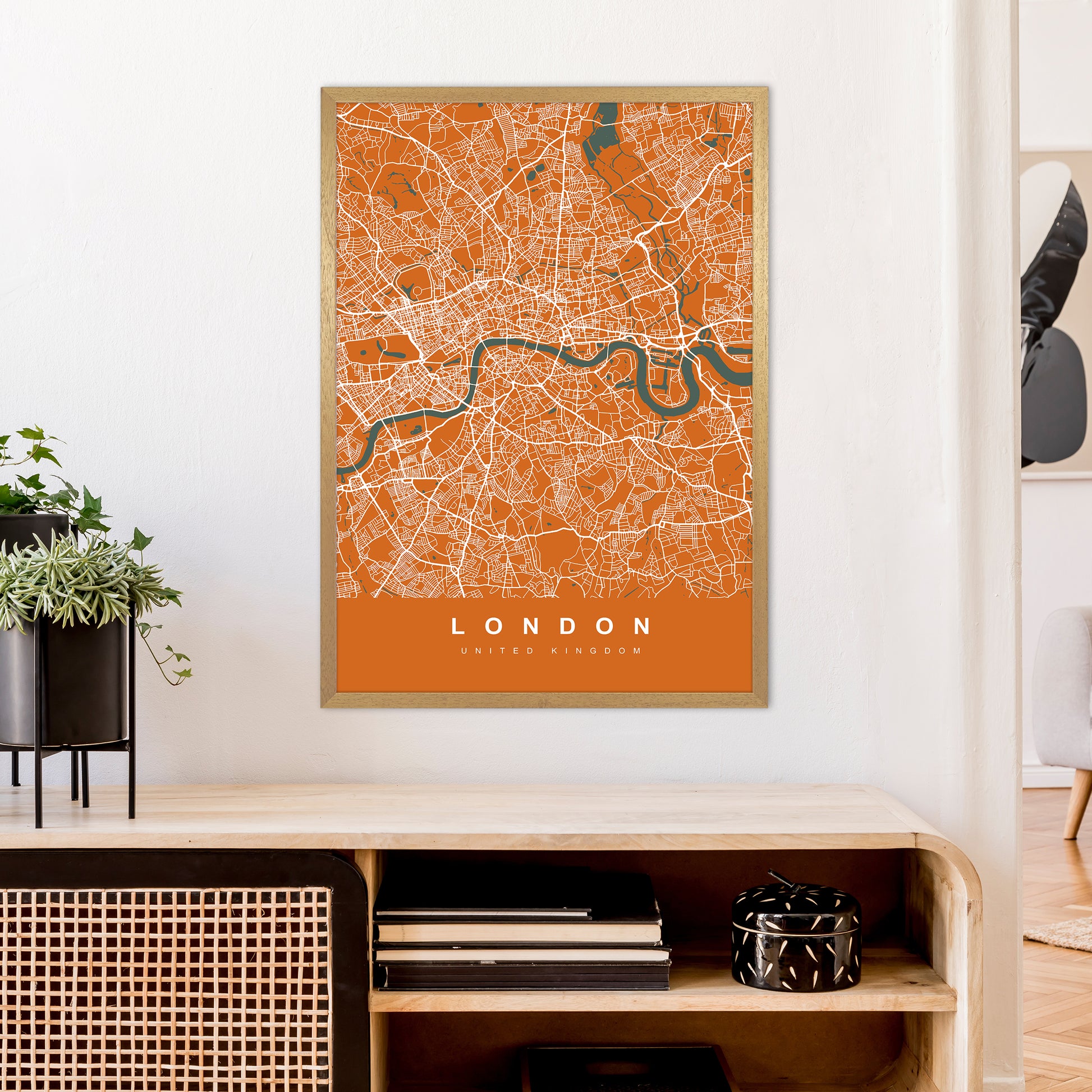 London I Art Print by UrbanMaps A1 Print Only