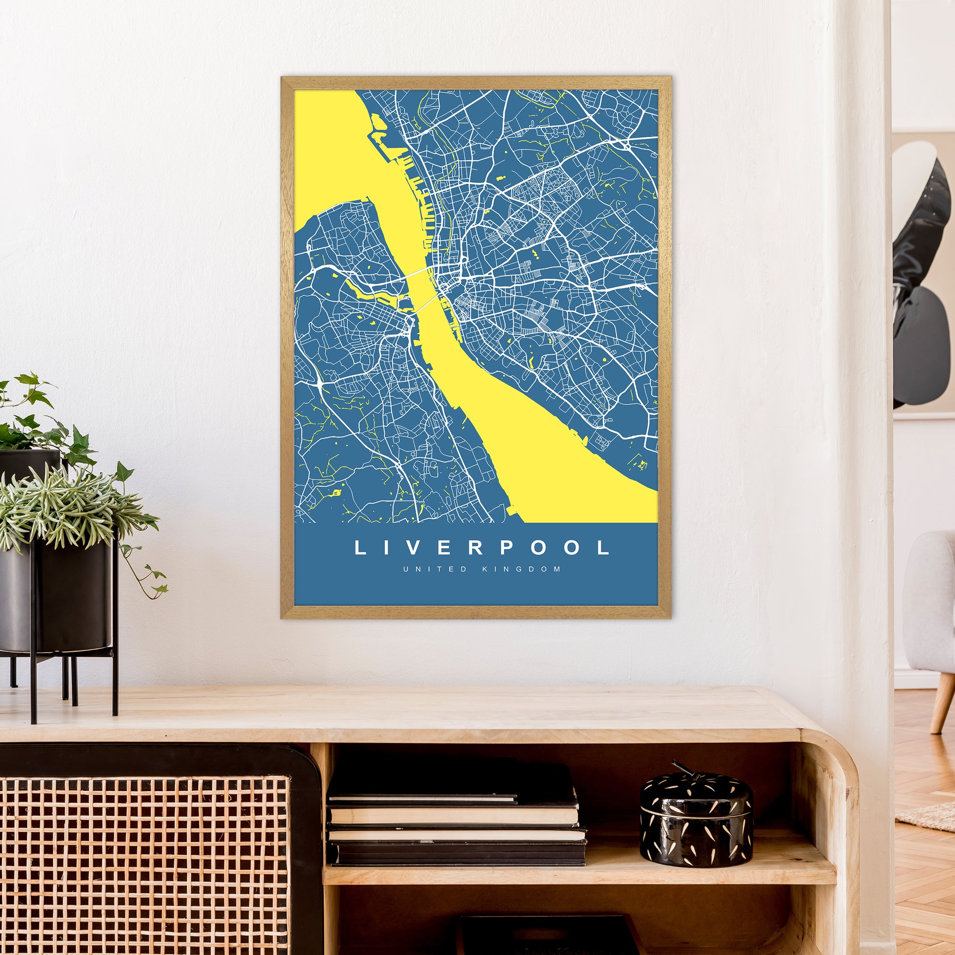 Liverpool I Art Print by UrbanMaps A1 Print Only