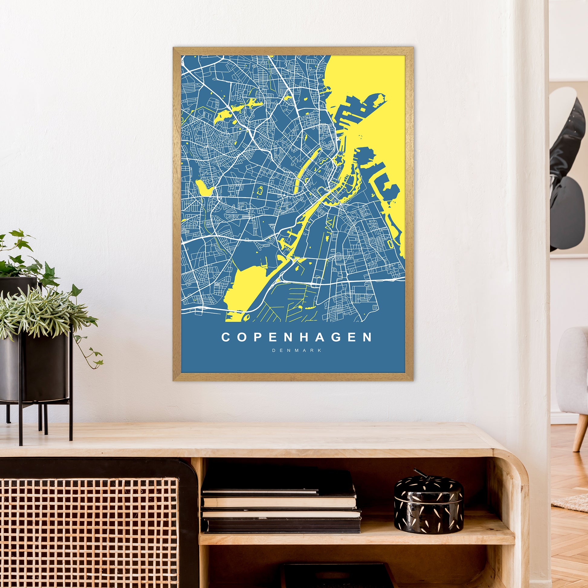 Copenhagen I Art Print by UrbanMaps A1 Print Only